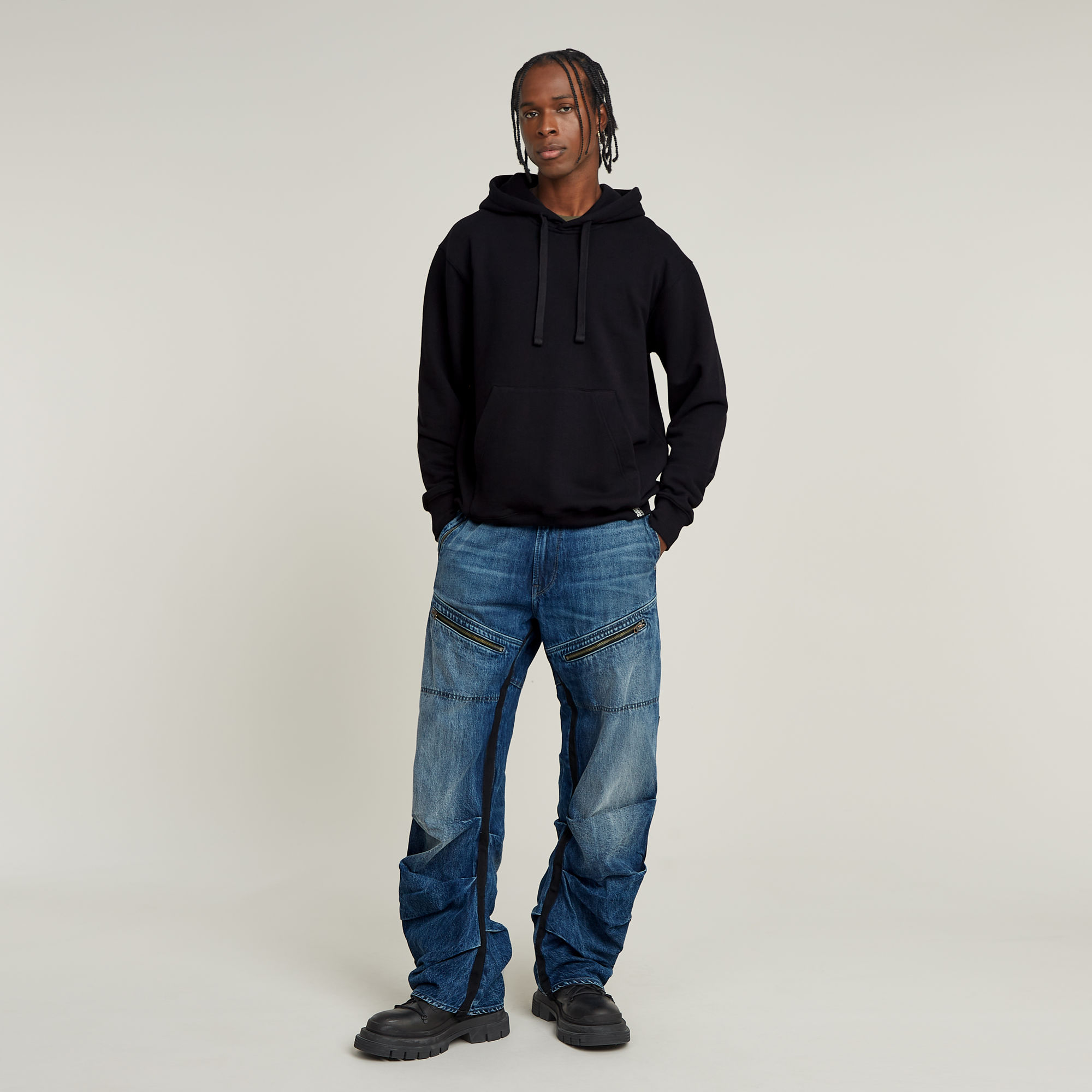 G-Star RAW Parachute 3D Jeans Donkerblauw Heren
