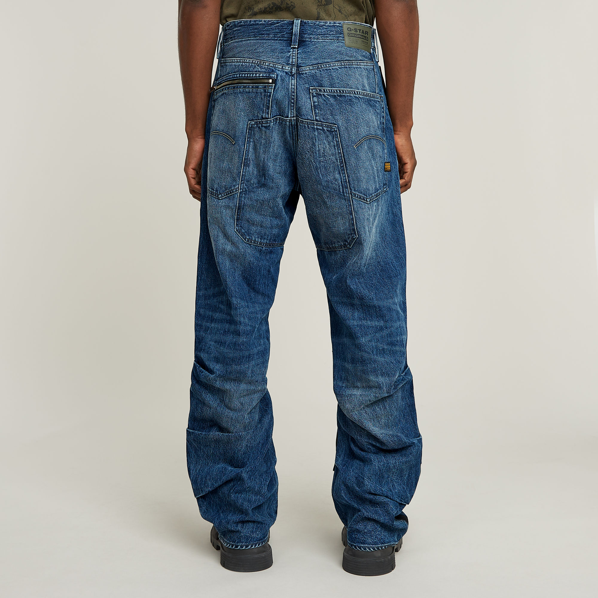 G-Star RAW Parachute 3D Jeans Donkerblauw Heren