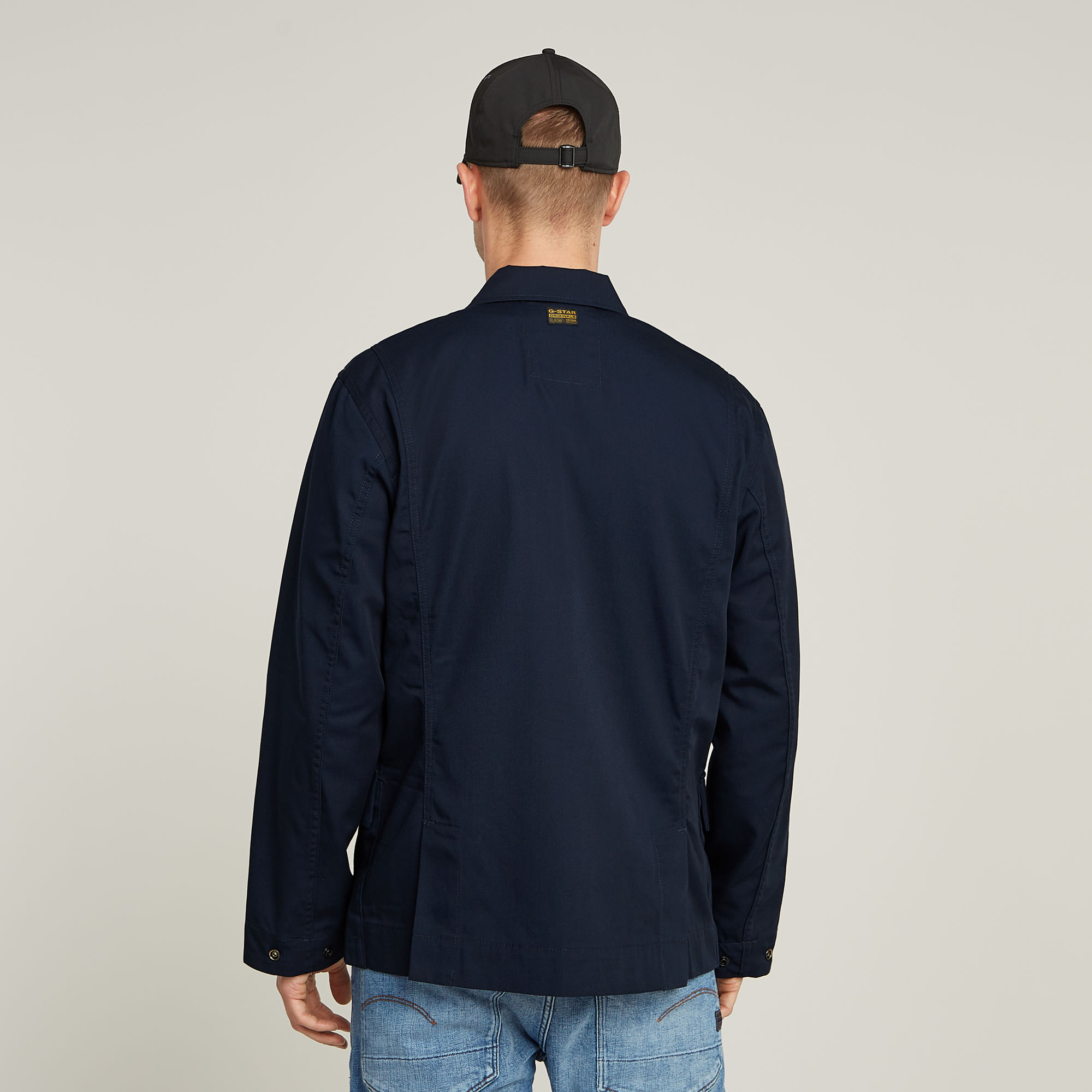 G-Star RAW 4 Pocket Overshirt Donkerblauw Heren