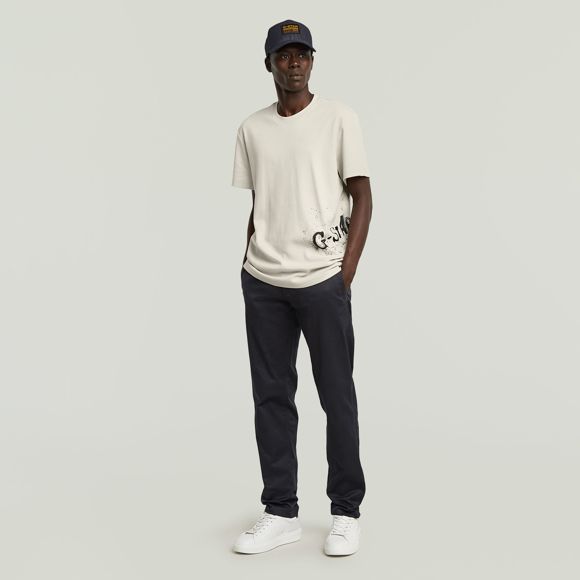 G-Star RAW Morry Tapered Chino Donkerblauw Heren