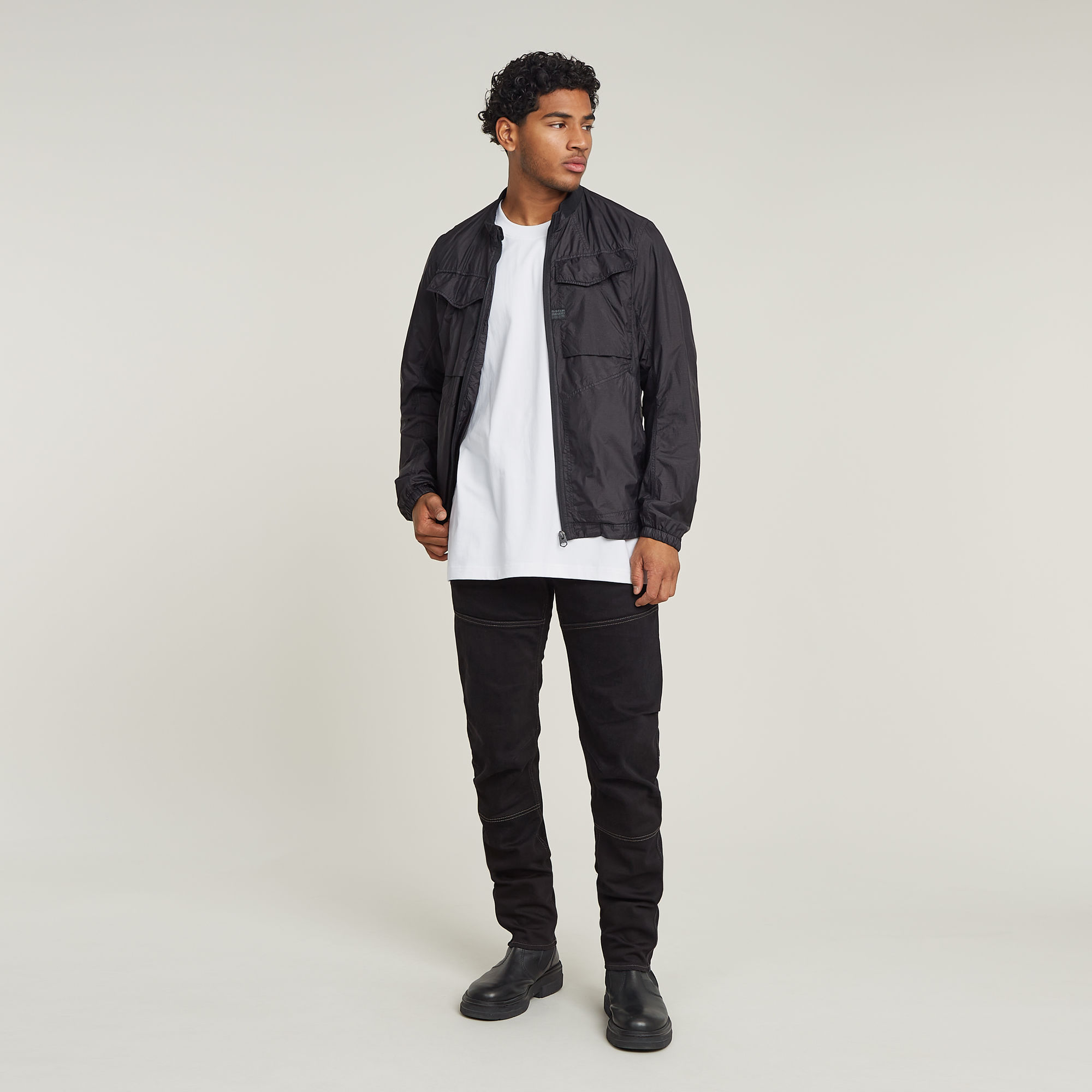 G-Star RAW Seam Detail Loose T-Shirt Wit Heren
