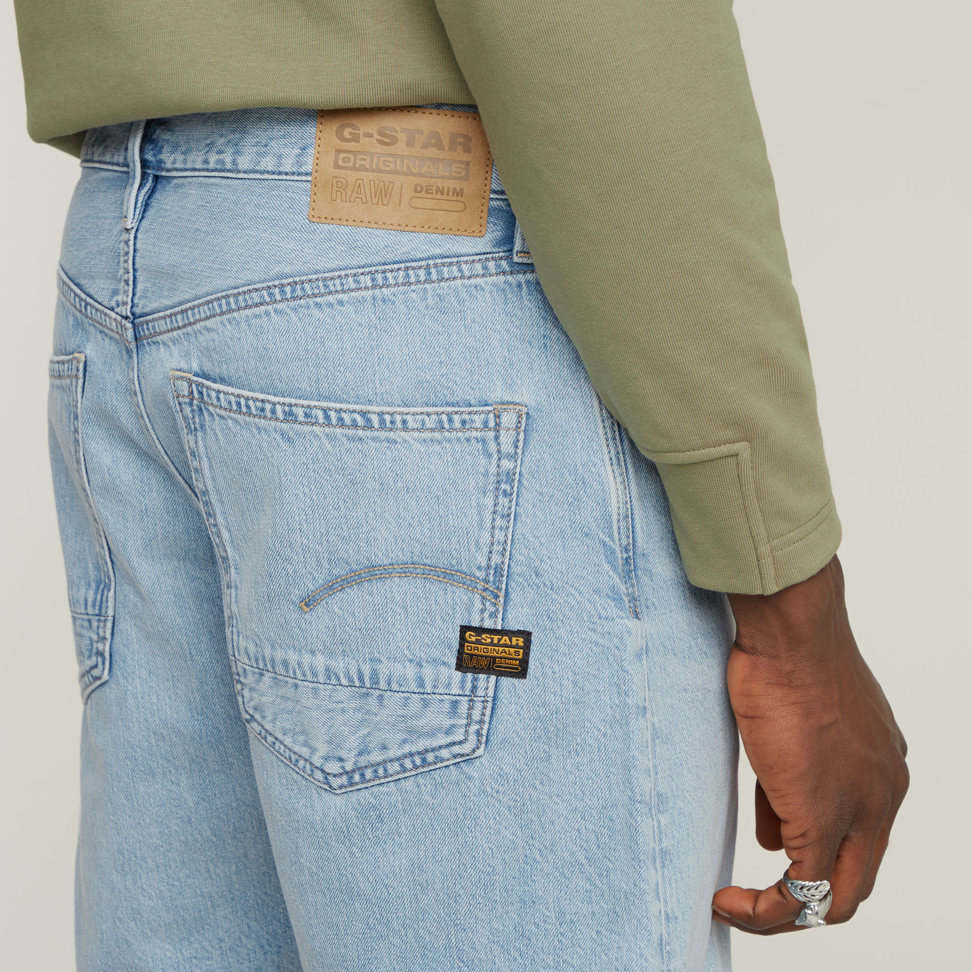 G-Star RAW Dakota Short Clean Edge Lichtblauw Heren
