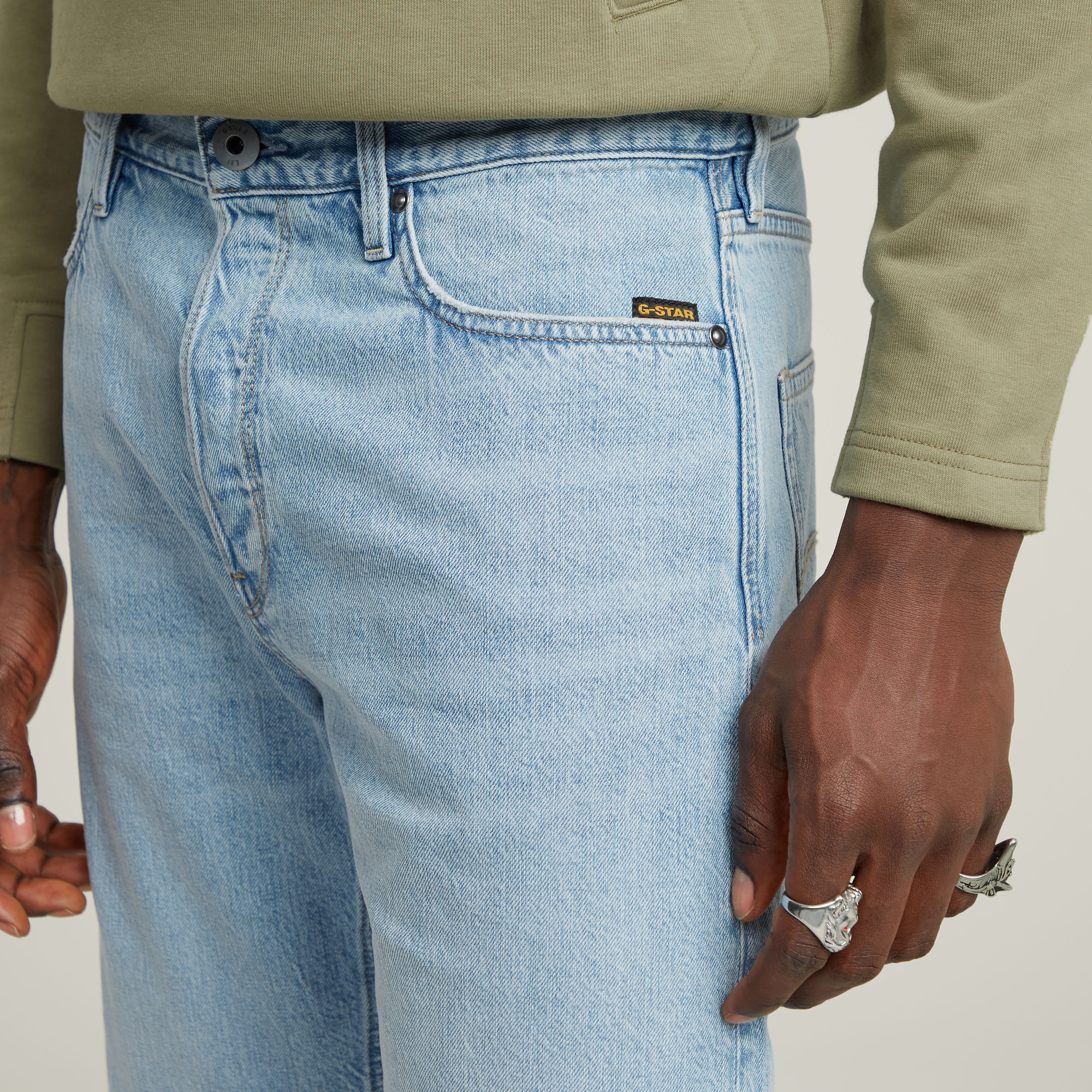 G-Star RAW Dakota Short Clean Edge Lichtblauw Heren
