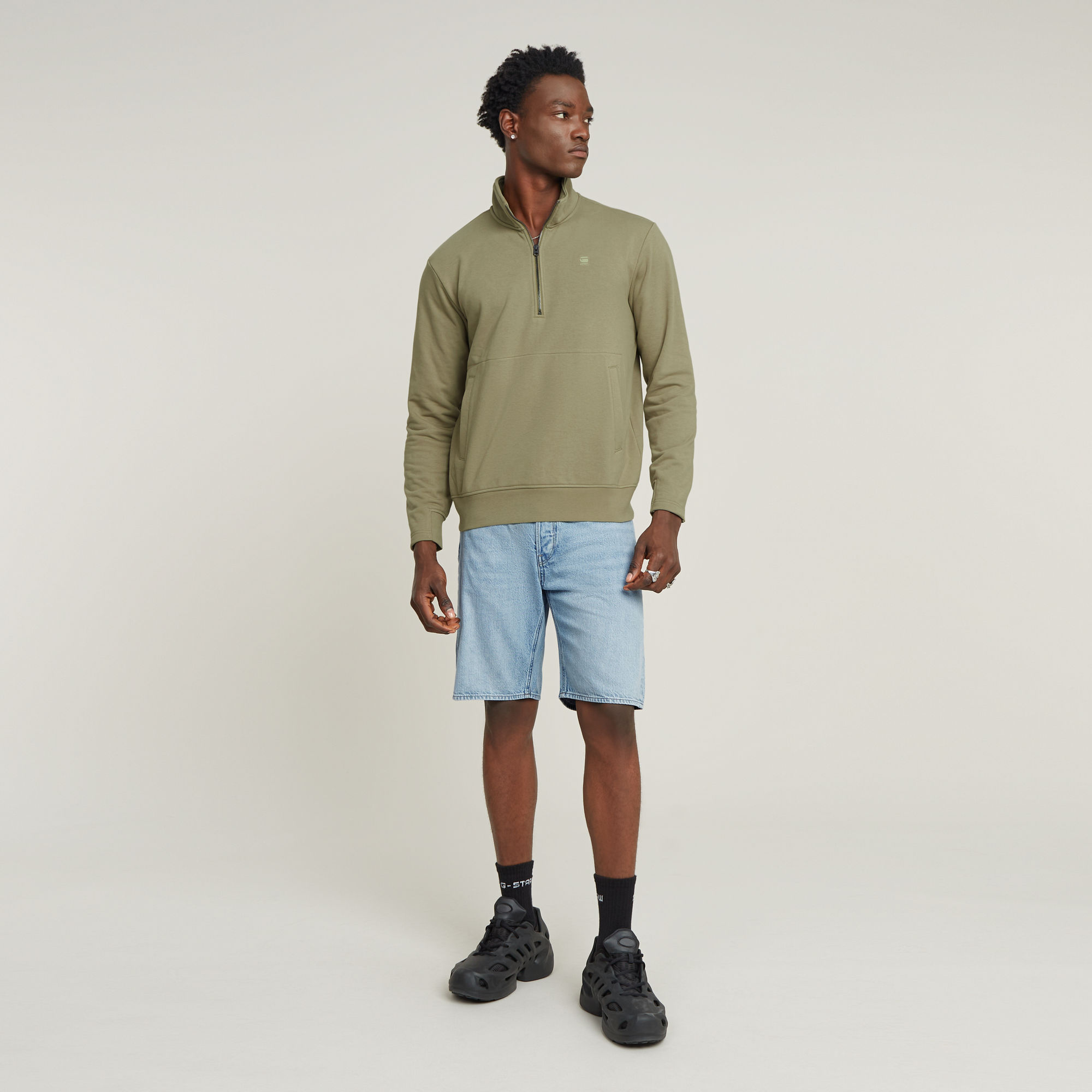 G-Star RAW Dakota Short Clean Edge Lichtblauw Heren