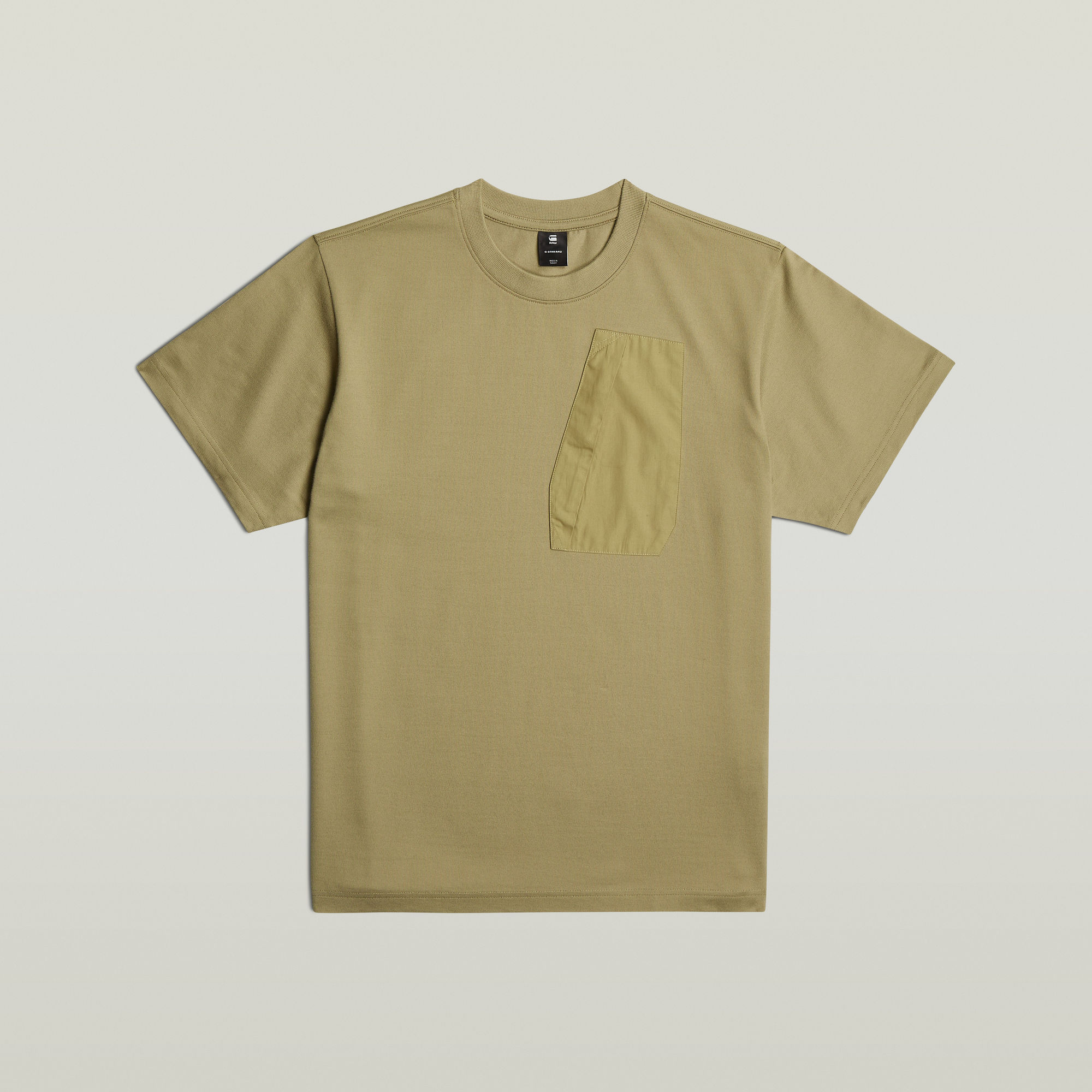 G-Star RAW Outdoor Woven Pocket Loose T-Shirt Groen Heren
