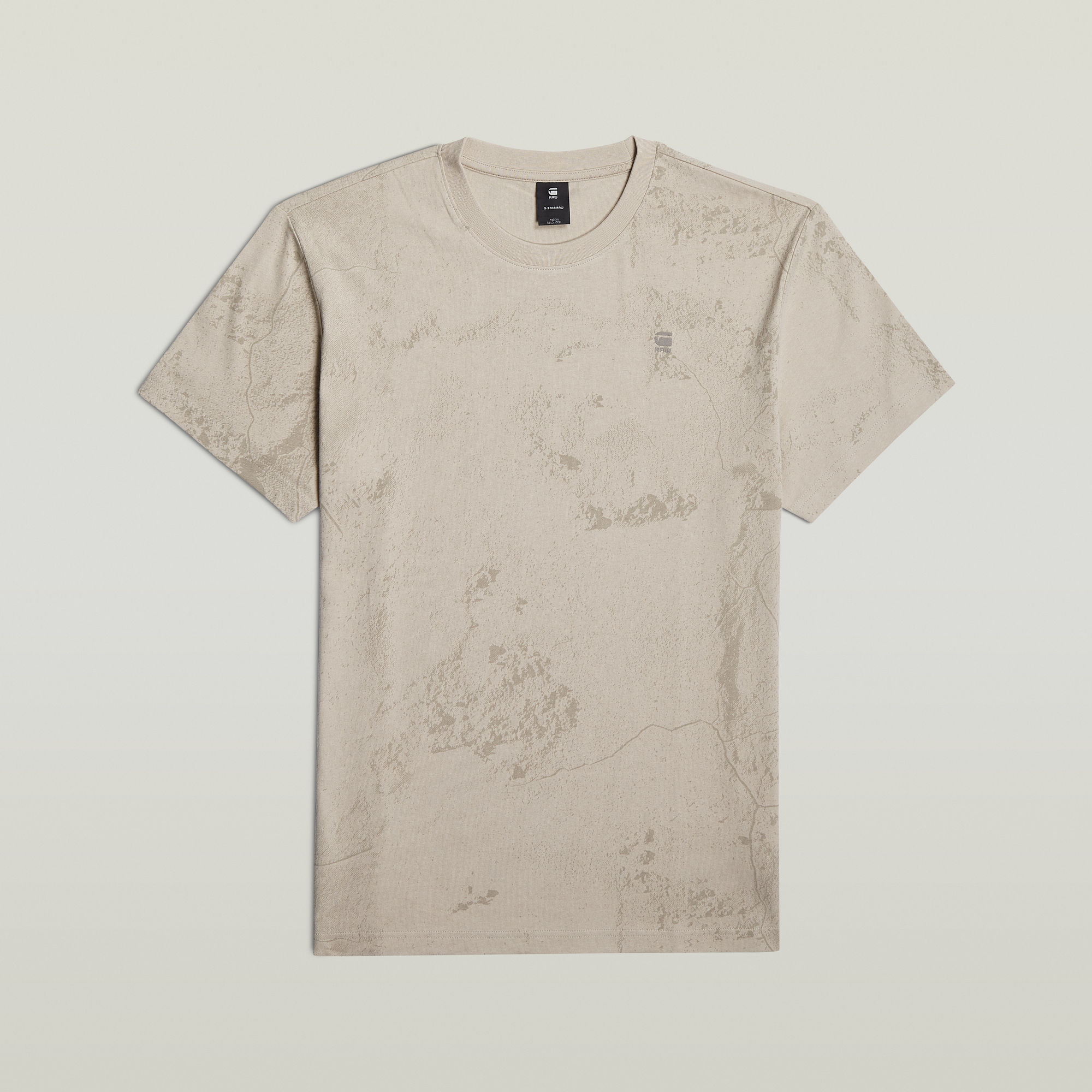 G-Star RAW Wash Allover T-Shirt Meerkleurig Heren