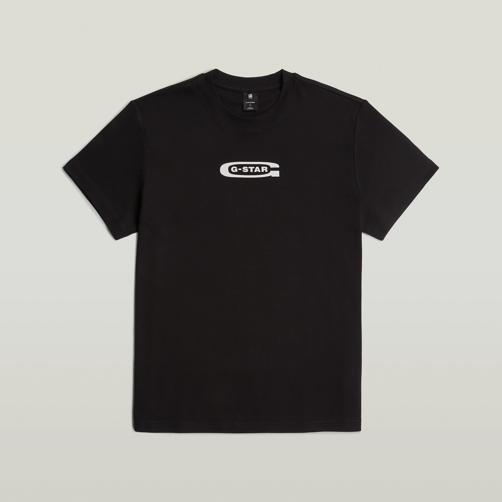 G-Star RAW Old Skool Logo T-Shirt Zwart Heren