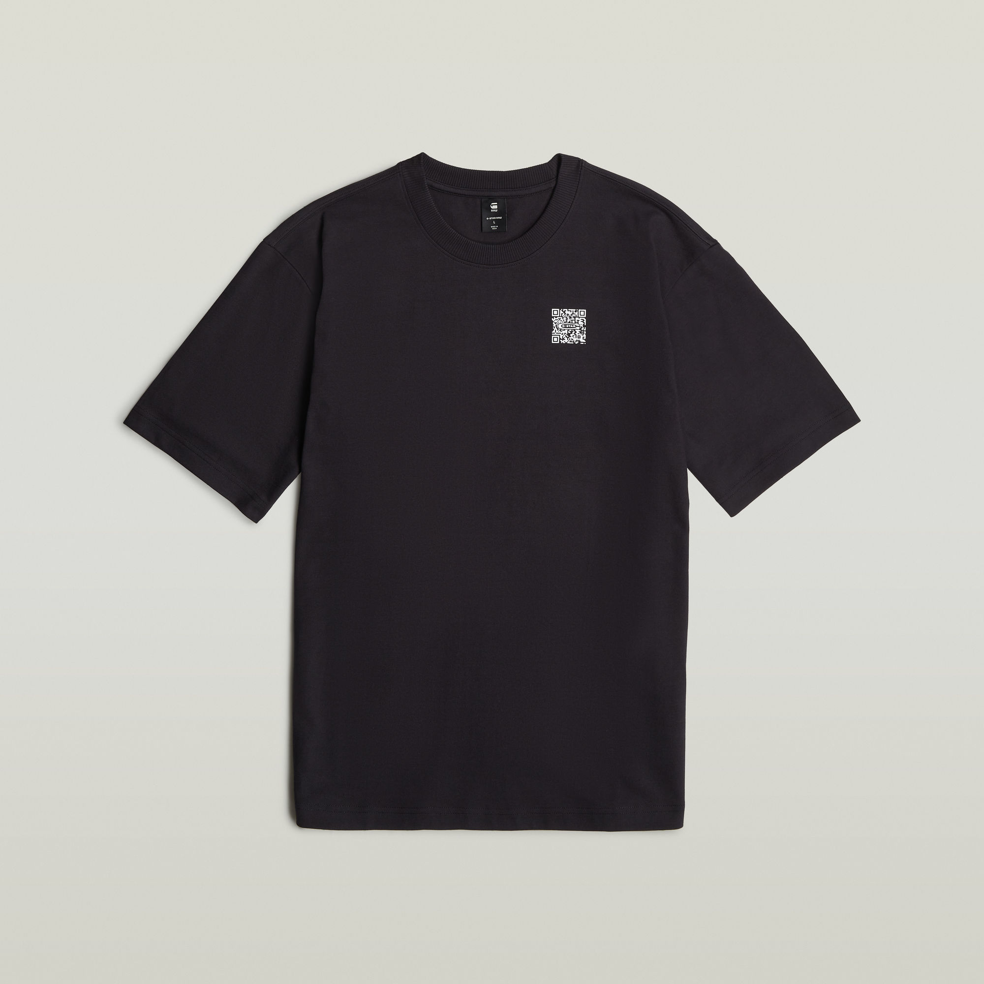 G-Star RAW QR Mini Maxi Boxy T-Shirt Zwart Heren