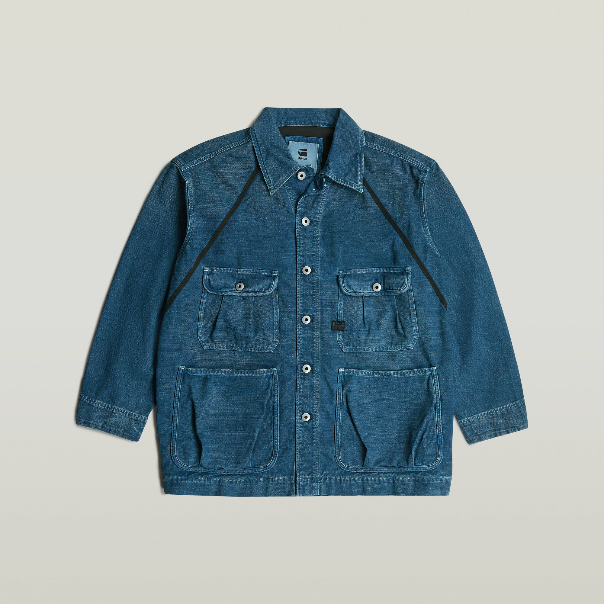 G-Star RAW Oversized Chore Jack Midden blauw Heren