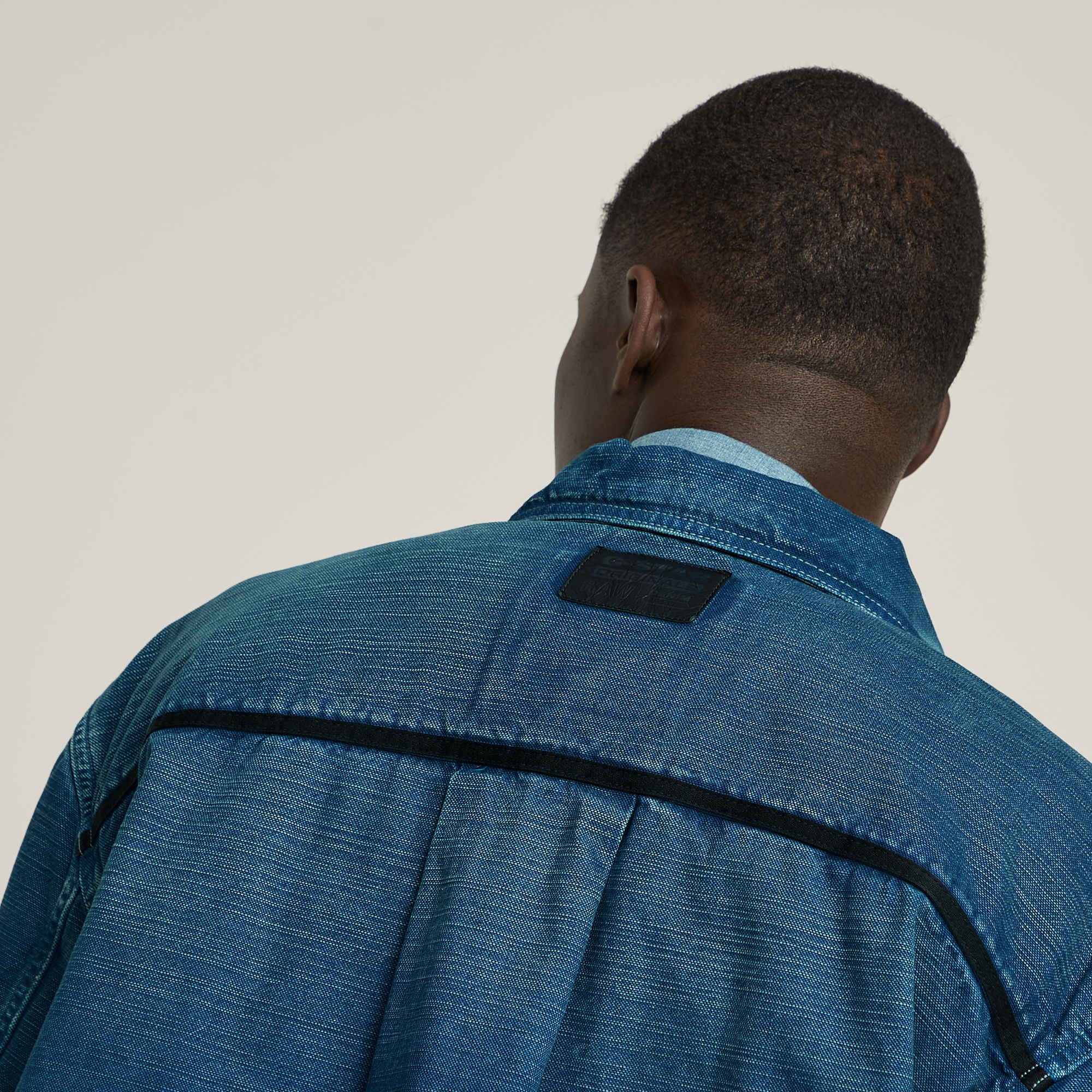 G-Star RAW Oversized Chore Jack Midden blauw Heren