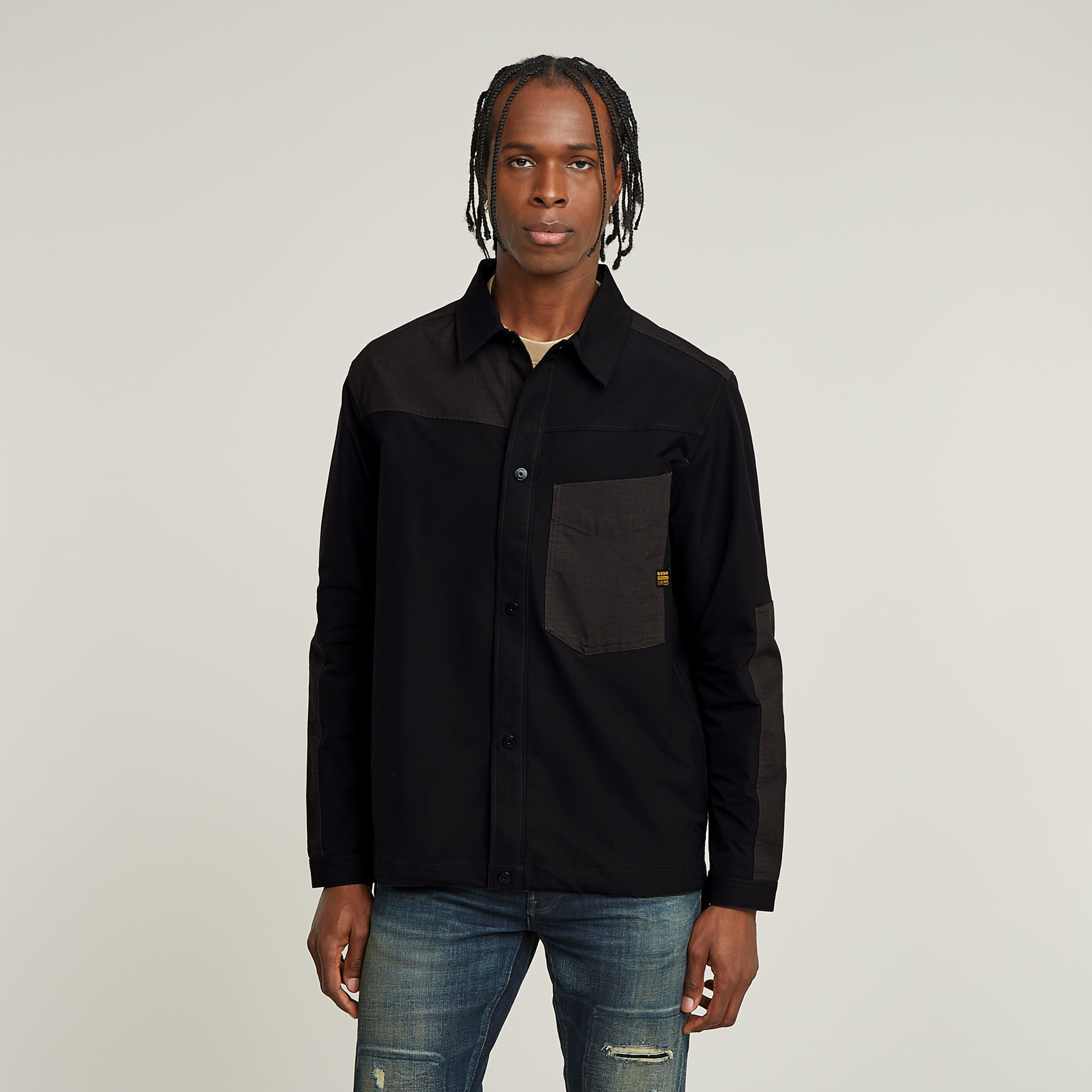 

One Pocket Relaxed PM Shirt - Black - Men