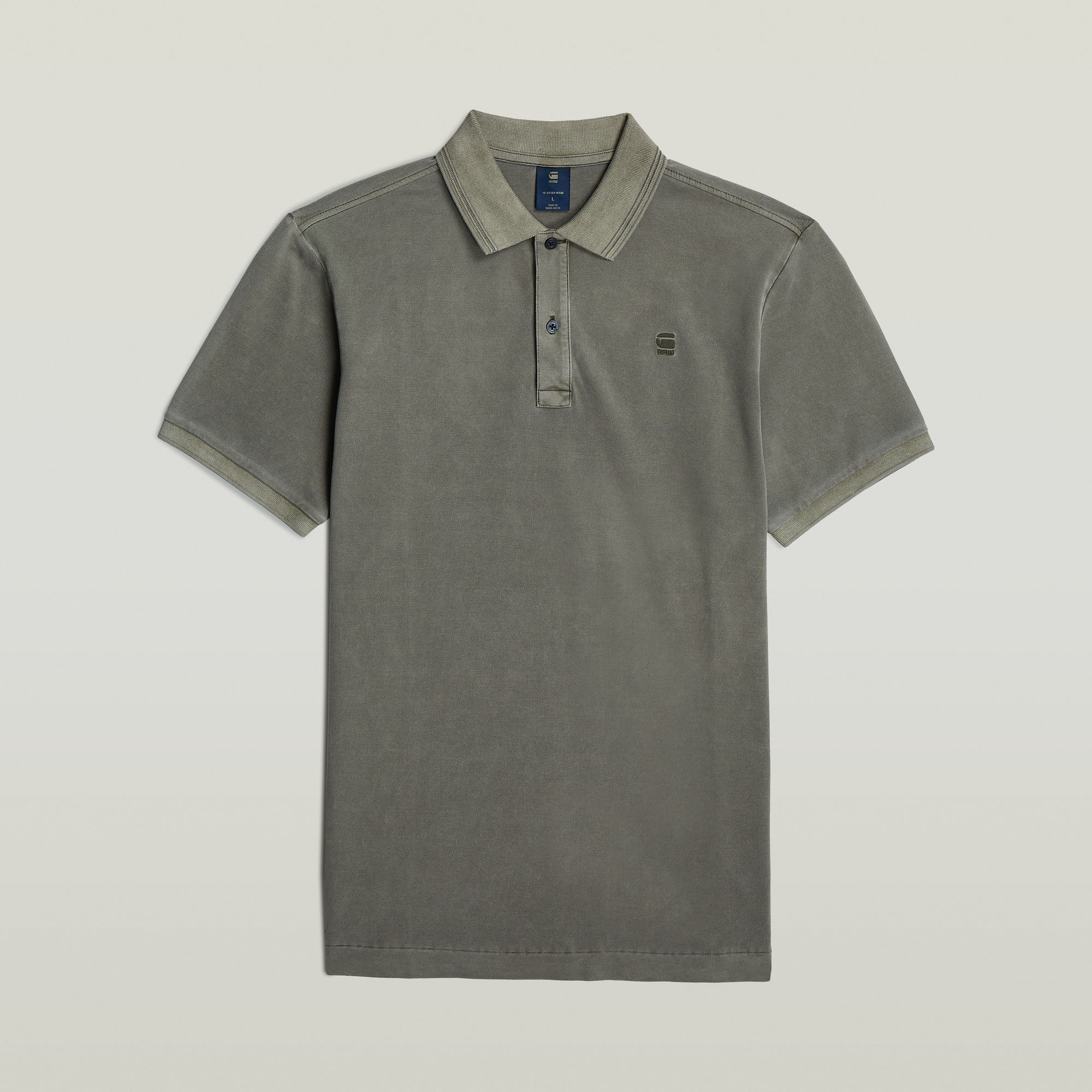 G-Star RAW Dunda Overdyed Slim Polo Groen Heren
