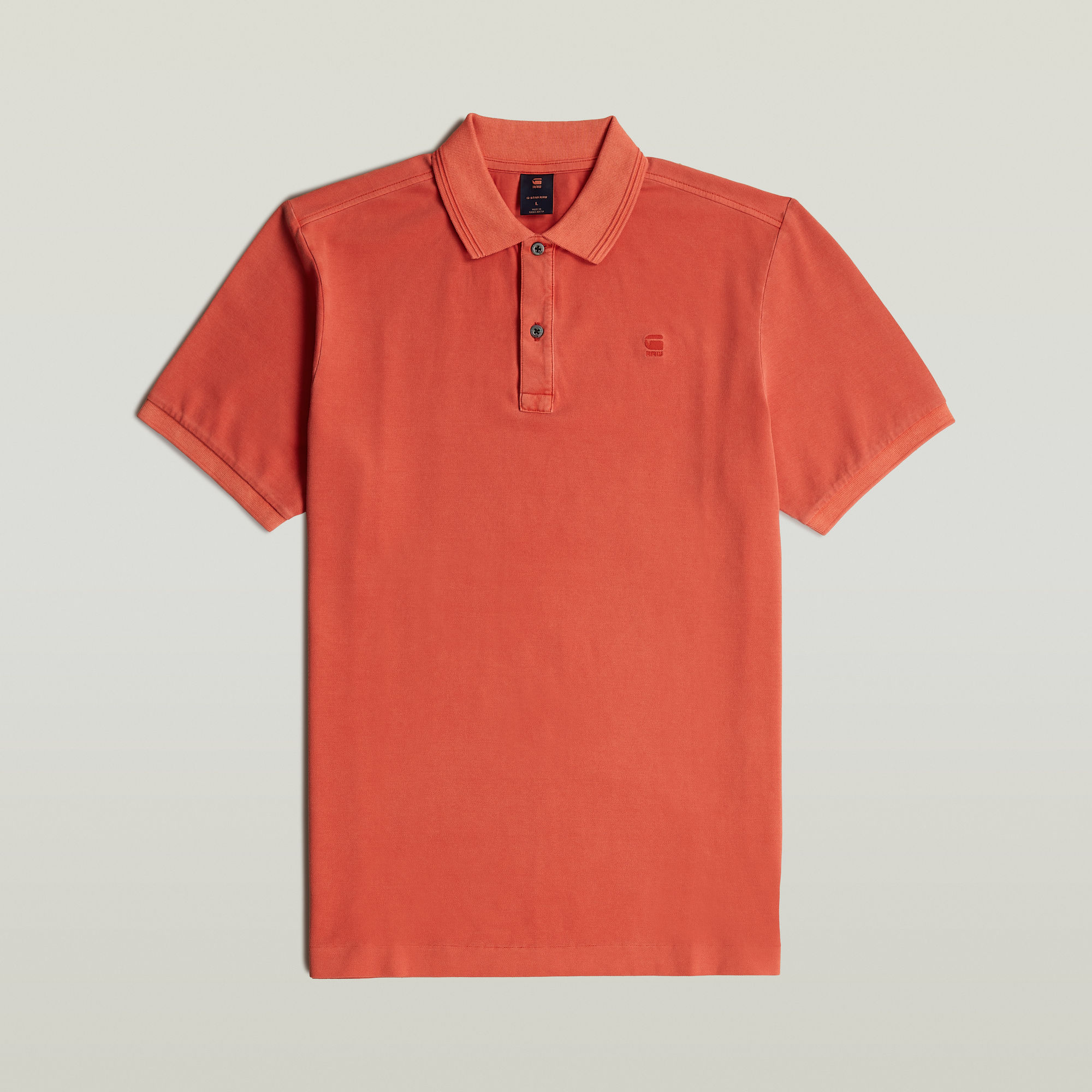G-Star RAW Dunda Overdyed Slim Polo Rood Heren