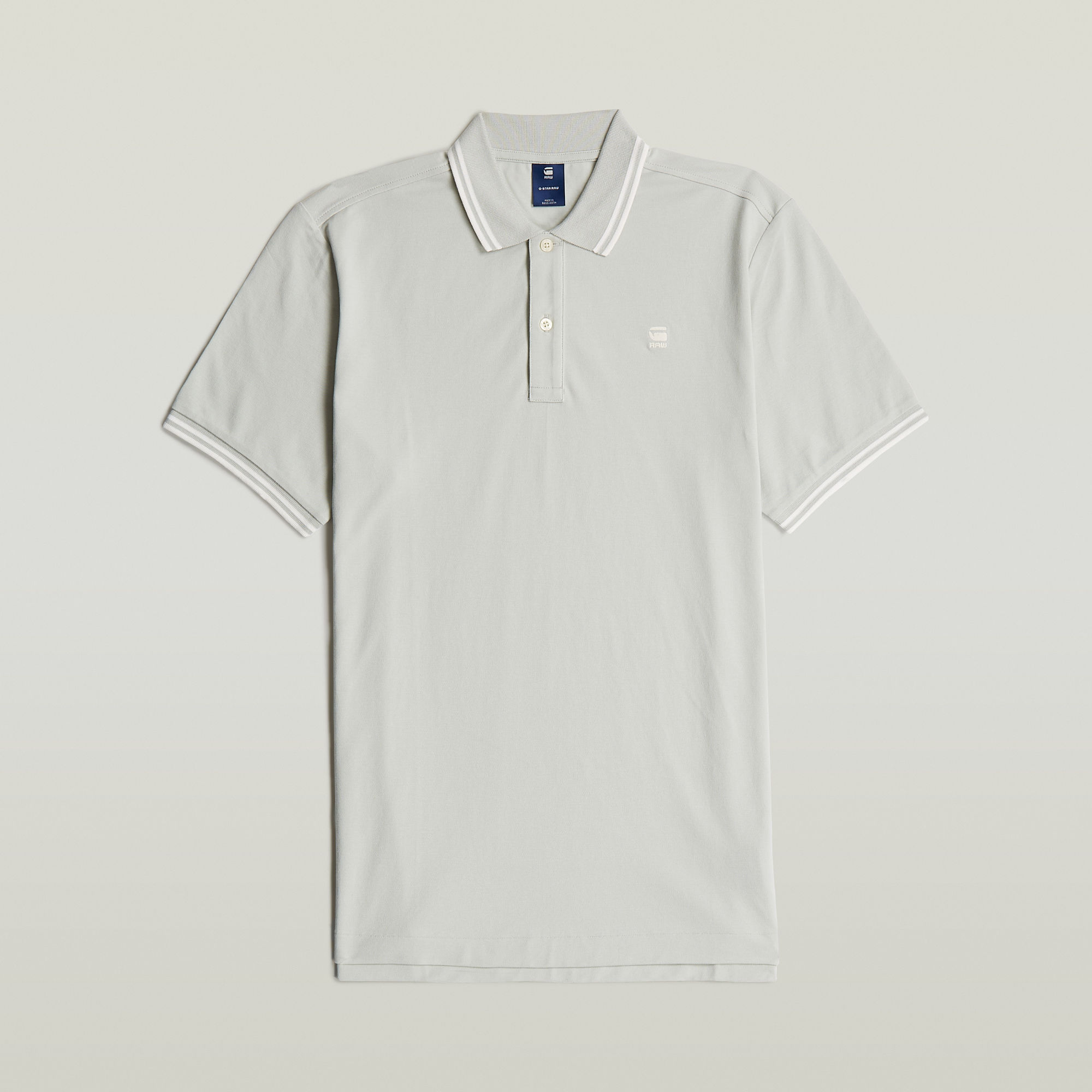 G-Star RAW Dunda Slim Stripe Polo Grijs Heren