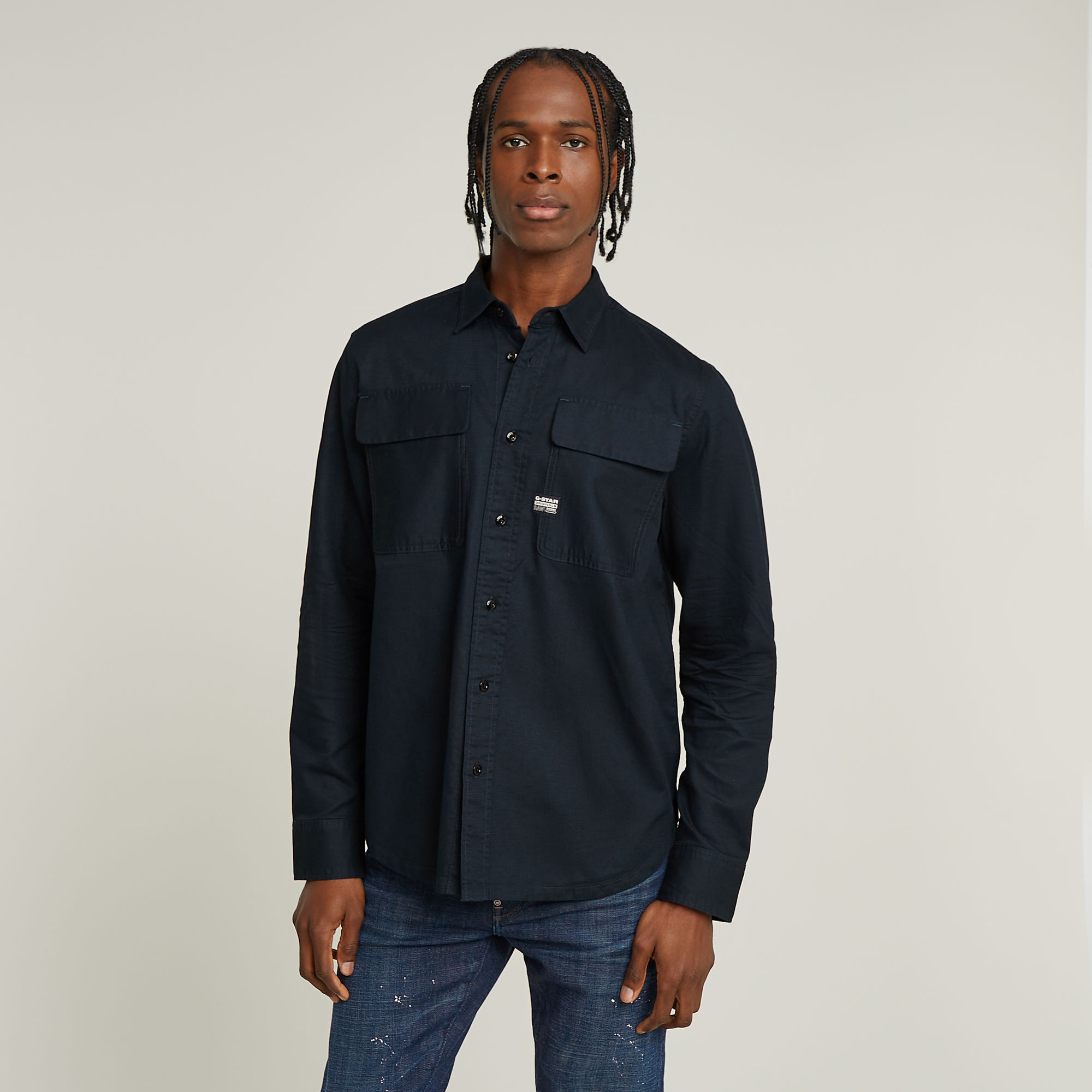 

CPO Regular Shirt - Dark blue - Men