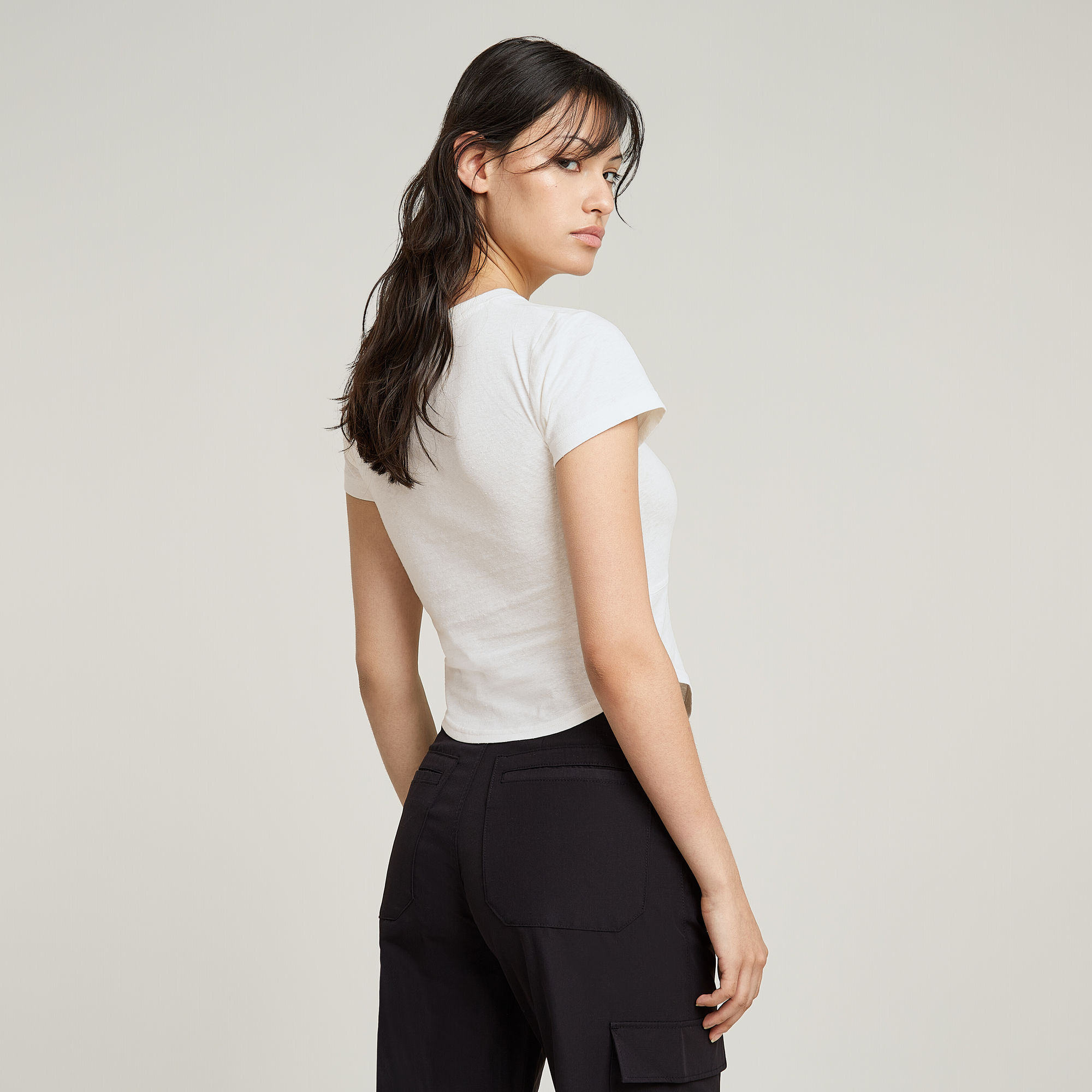 G-Star RAW Corset Slim Top Wit Dames