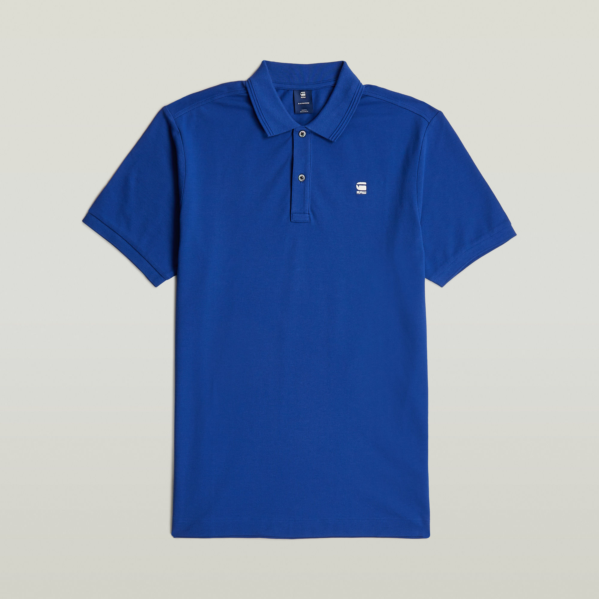 G-Star RAW Dunda Slim Polo Midden blauw Heren