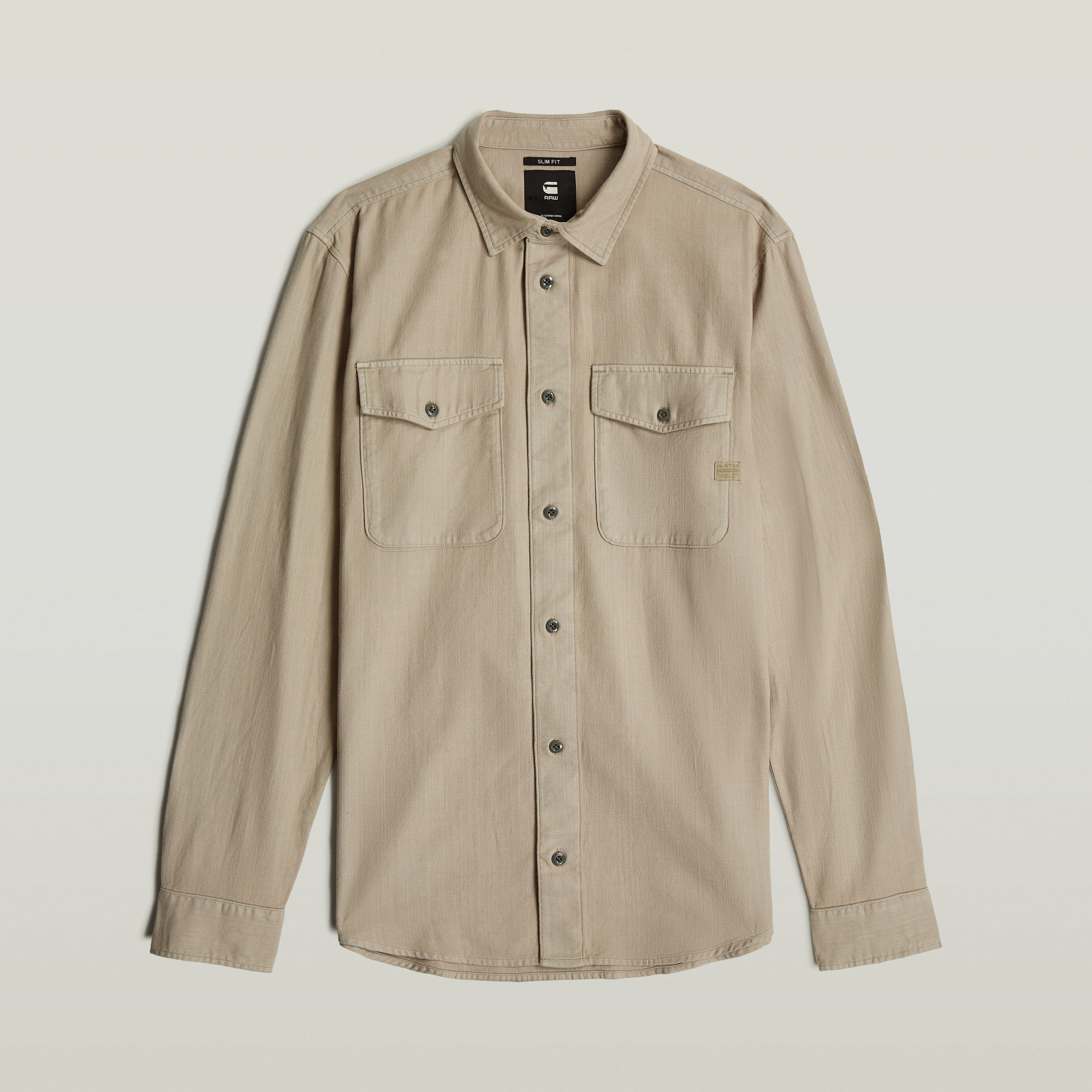 G-Star RAW Marine Slim Shirt Beige Heren