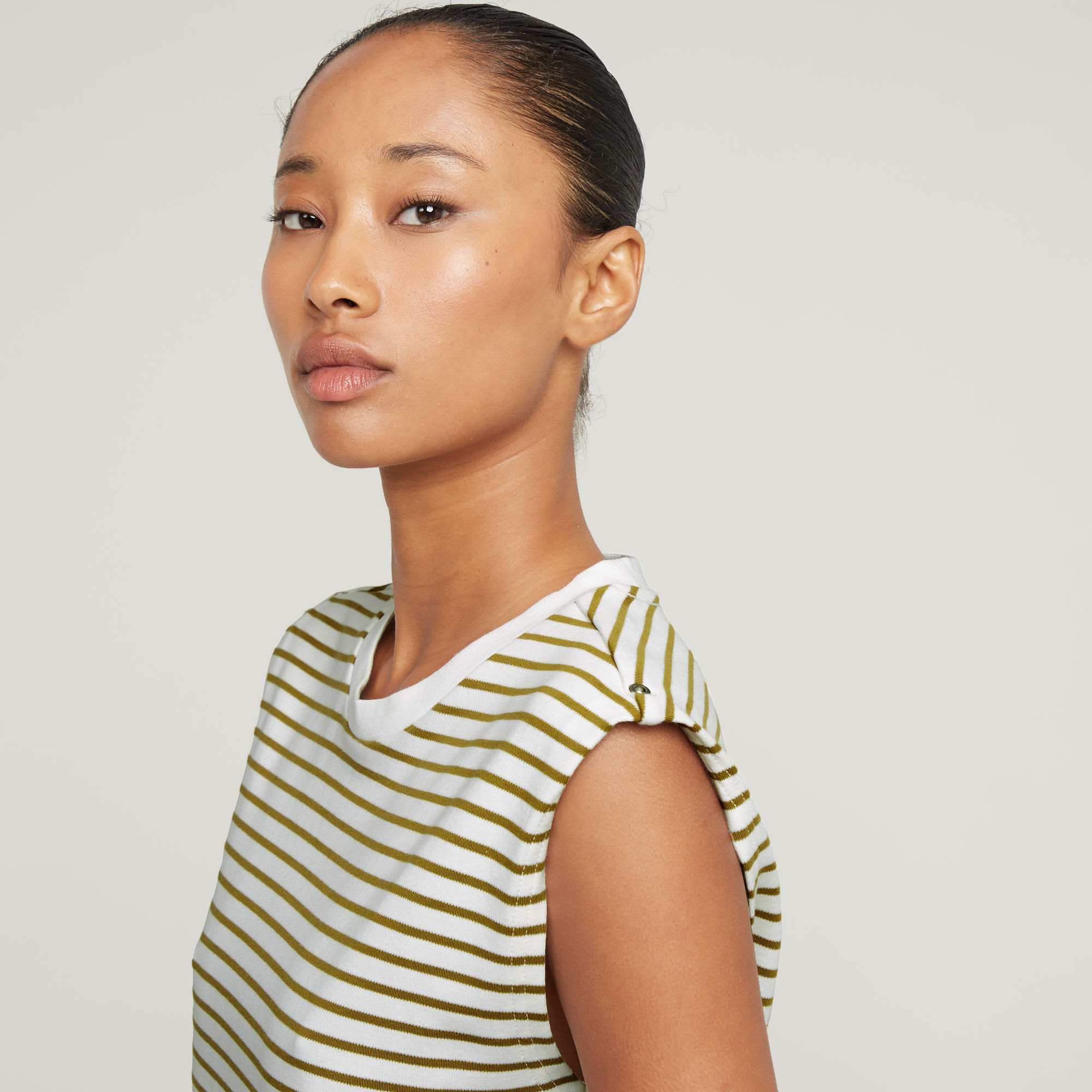 G-Star RAW Stripe Boxy Top Meerkleurig Dames