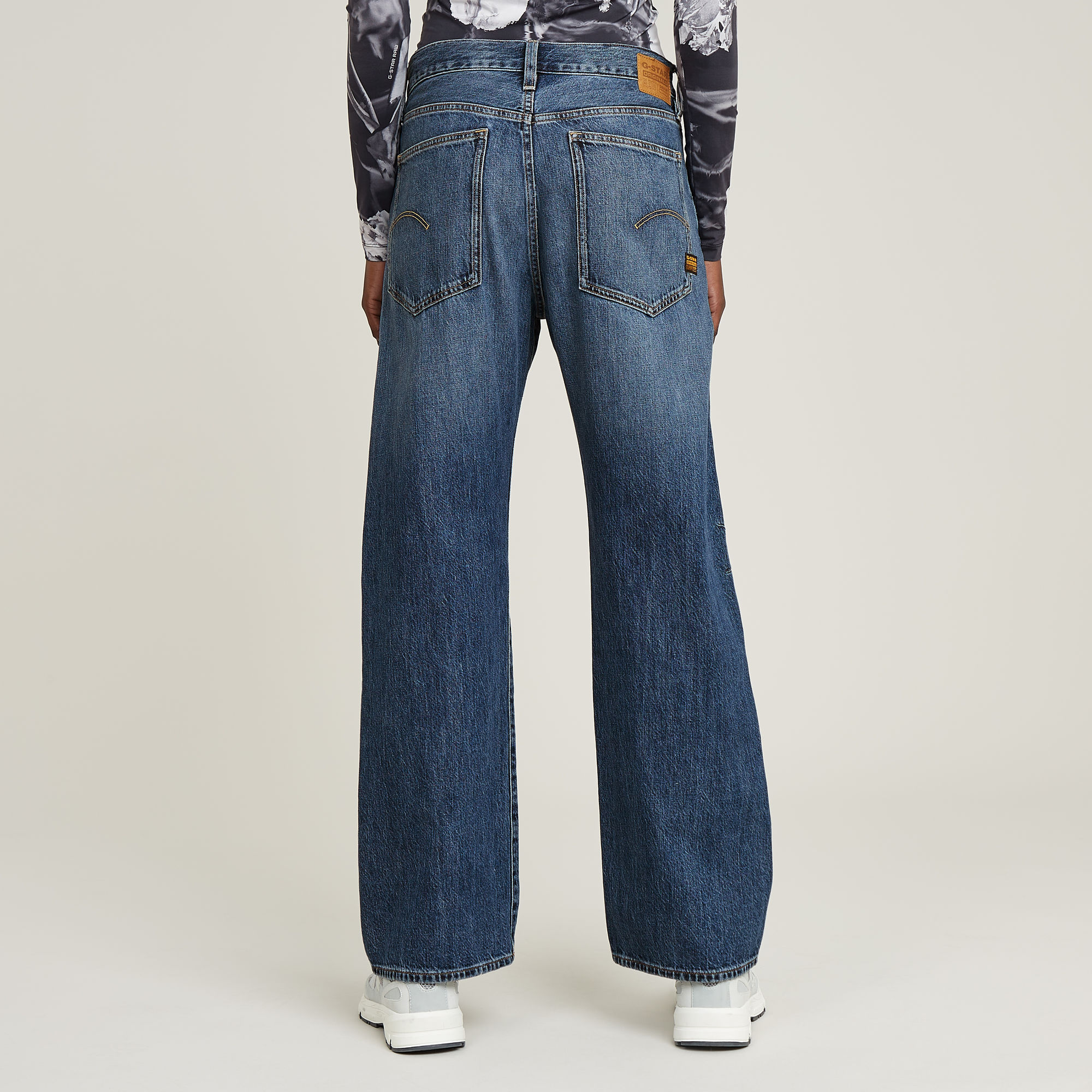 G-Star RAW Bowey 3D Boyfriend Jeans Midden blauw Dames