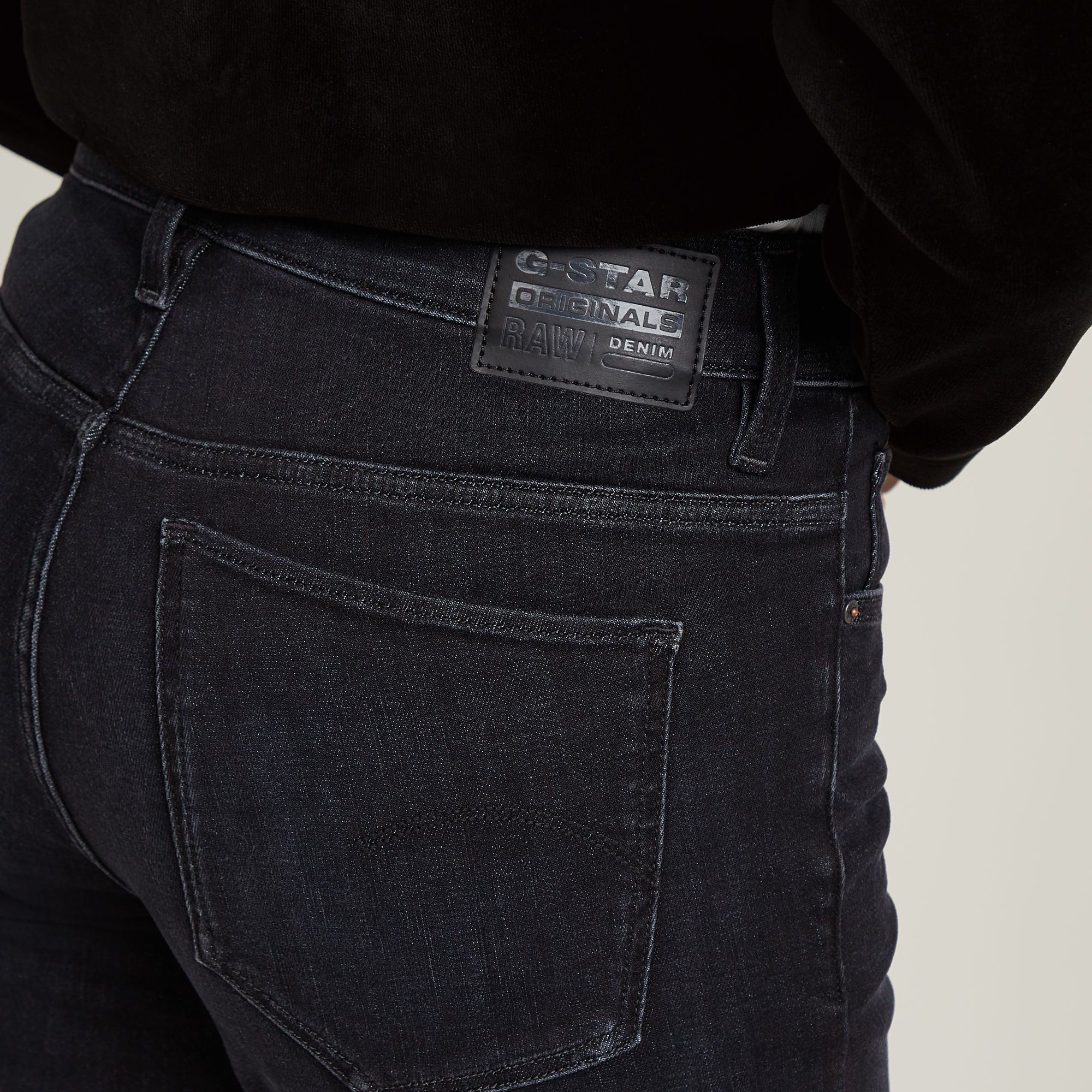 G-Star RAW Strace Straight Jeans Donkerblauw Dames
