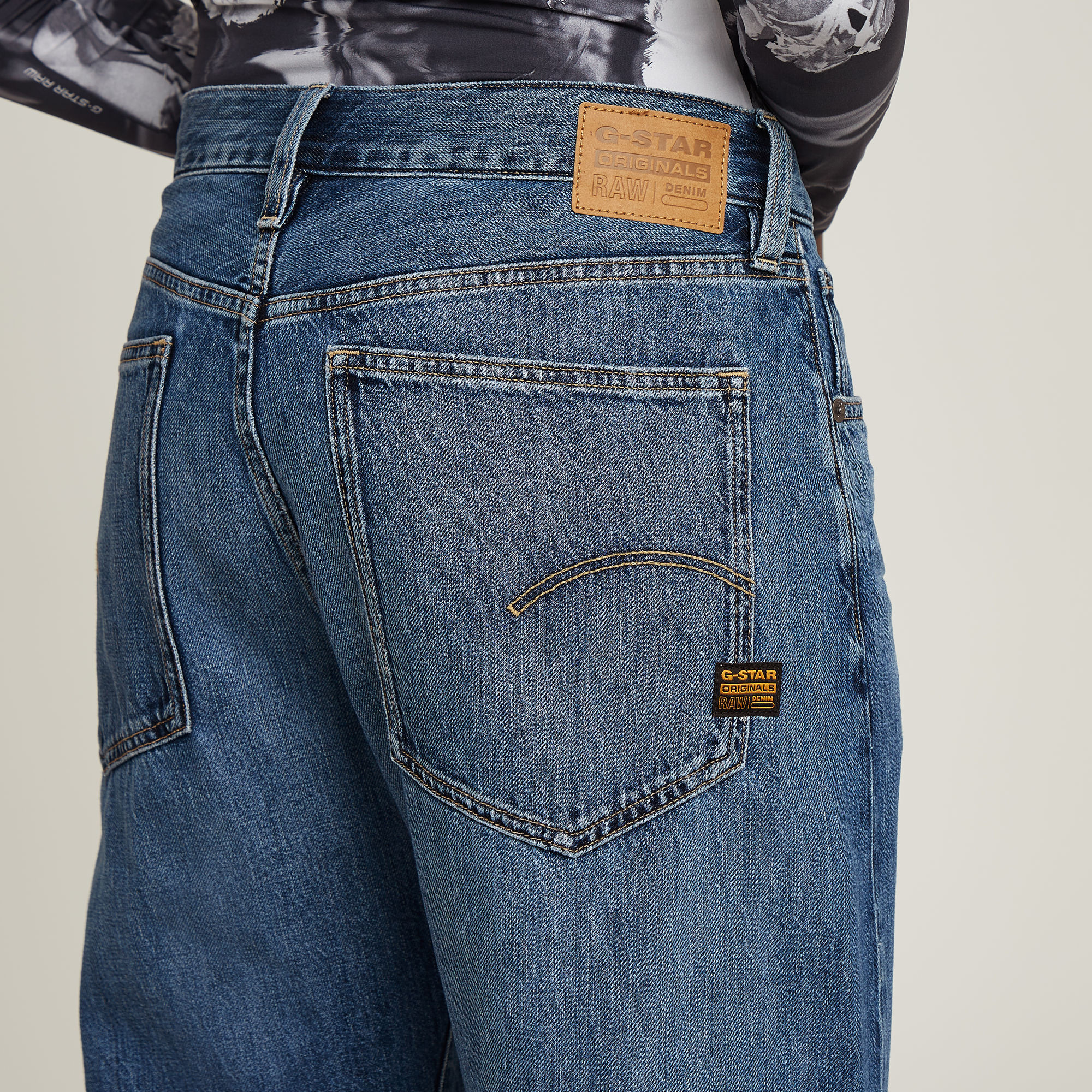 G-Star RAW Bowey 3D Boyfriend Jeans Midden blauw Dames