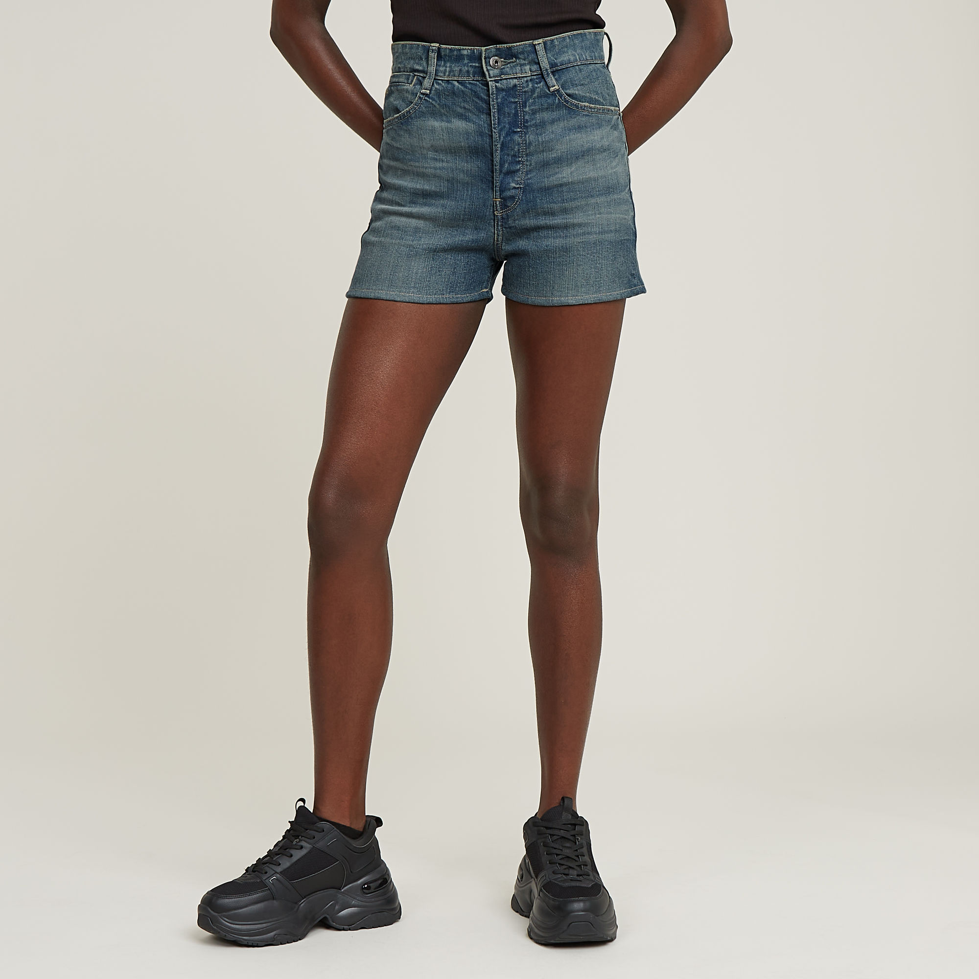 

Tedie Ultra High Shorts - Medium blue - Women