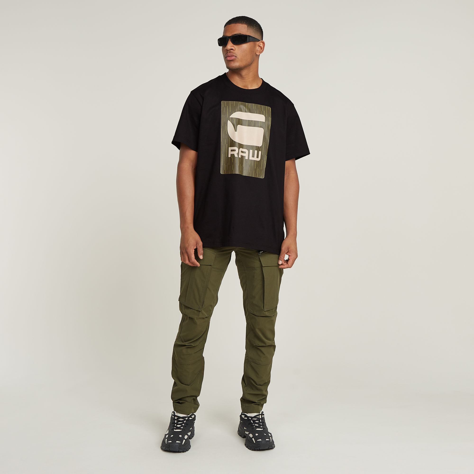G-Star RAW Rovic Zip 3D Regular Tapered Broek Groen Heren