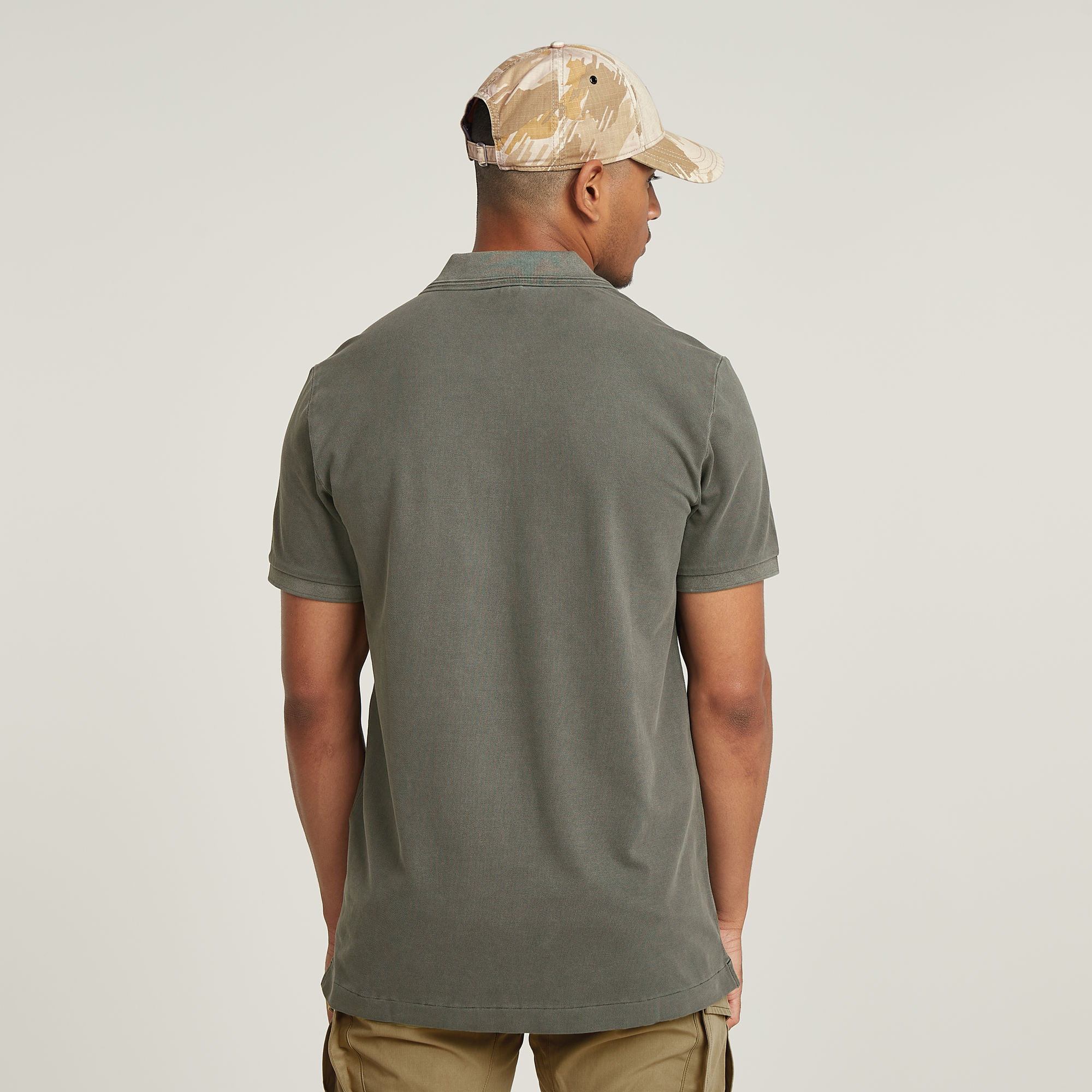 G-Star RAW Dunda Overdyed Slim Polo Groen Heren