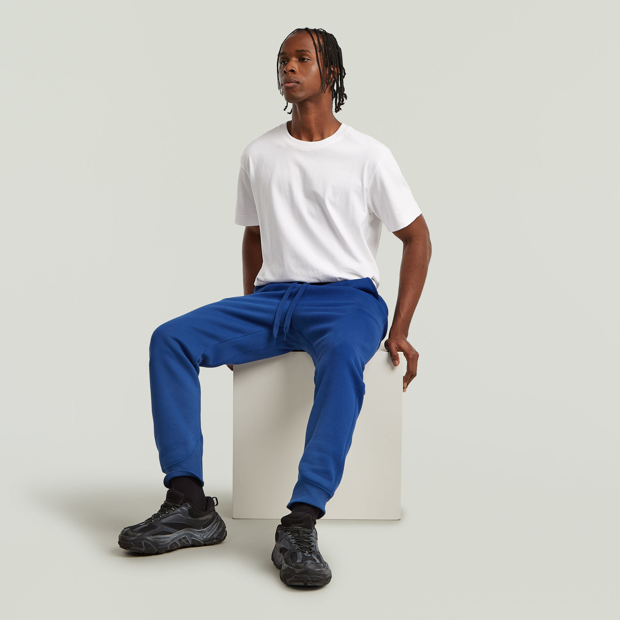 G-Star RAW Premium Core Type C Sweatpant Midden blauw Heren