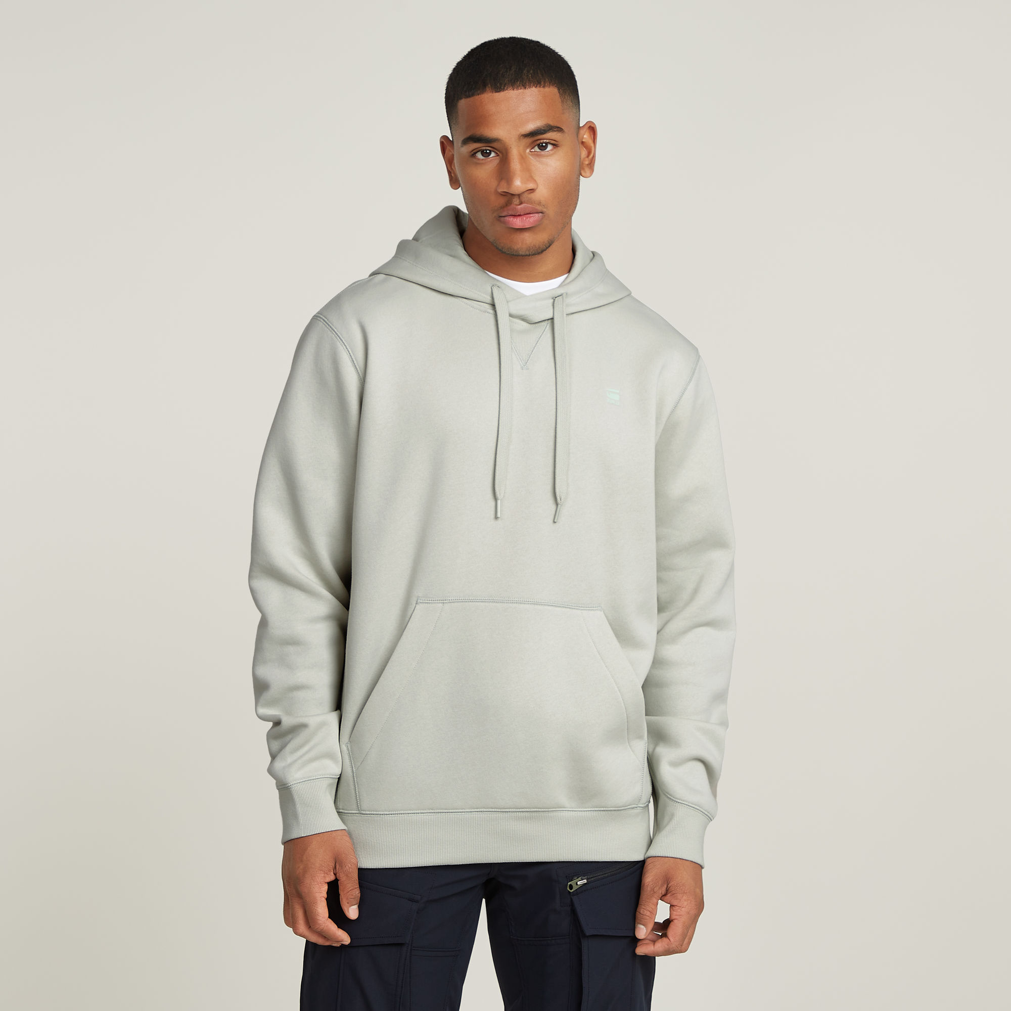 Premium Core Hooded Sweatshirt - Grau - Herren