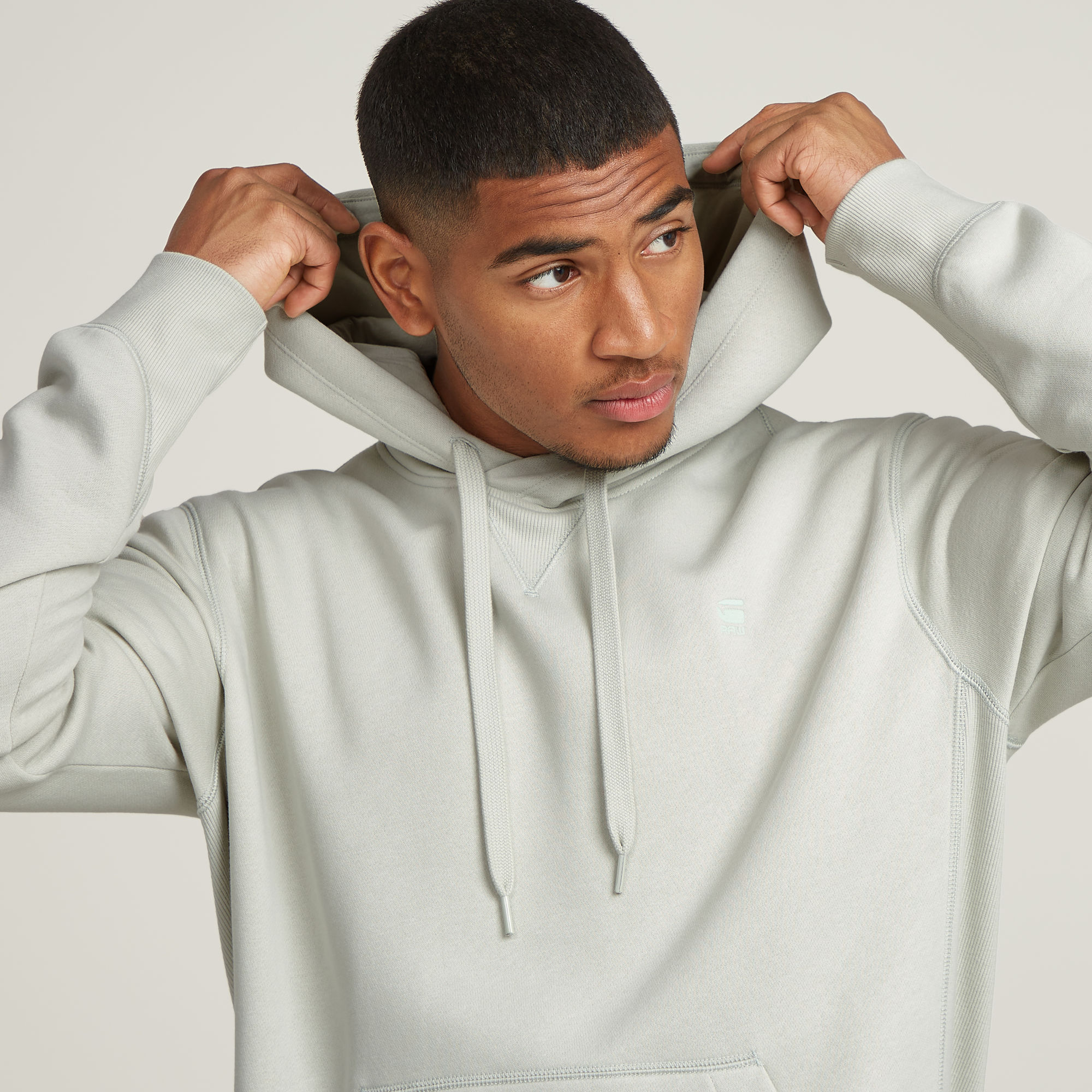 G-Star RAW Premium Core Hoodie Grijs Heren