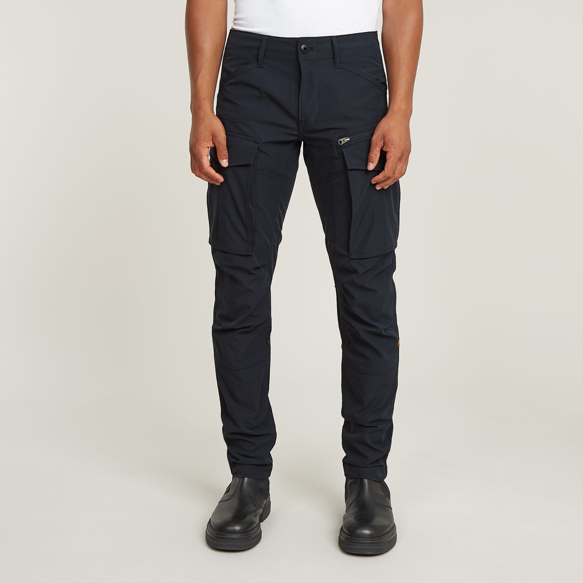 G-Star RAW Rovic Zip 3D Regular Tapered Broek Donkerblauw Heren