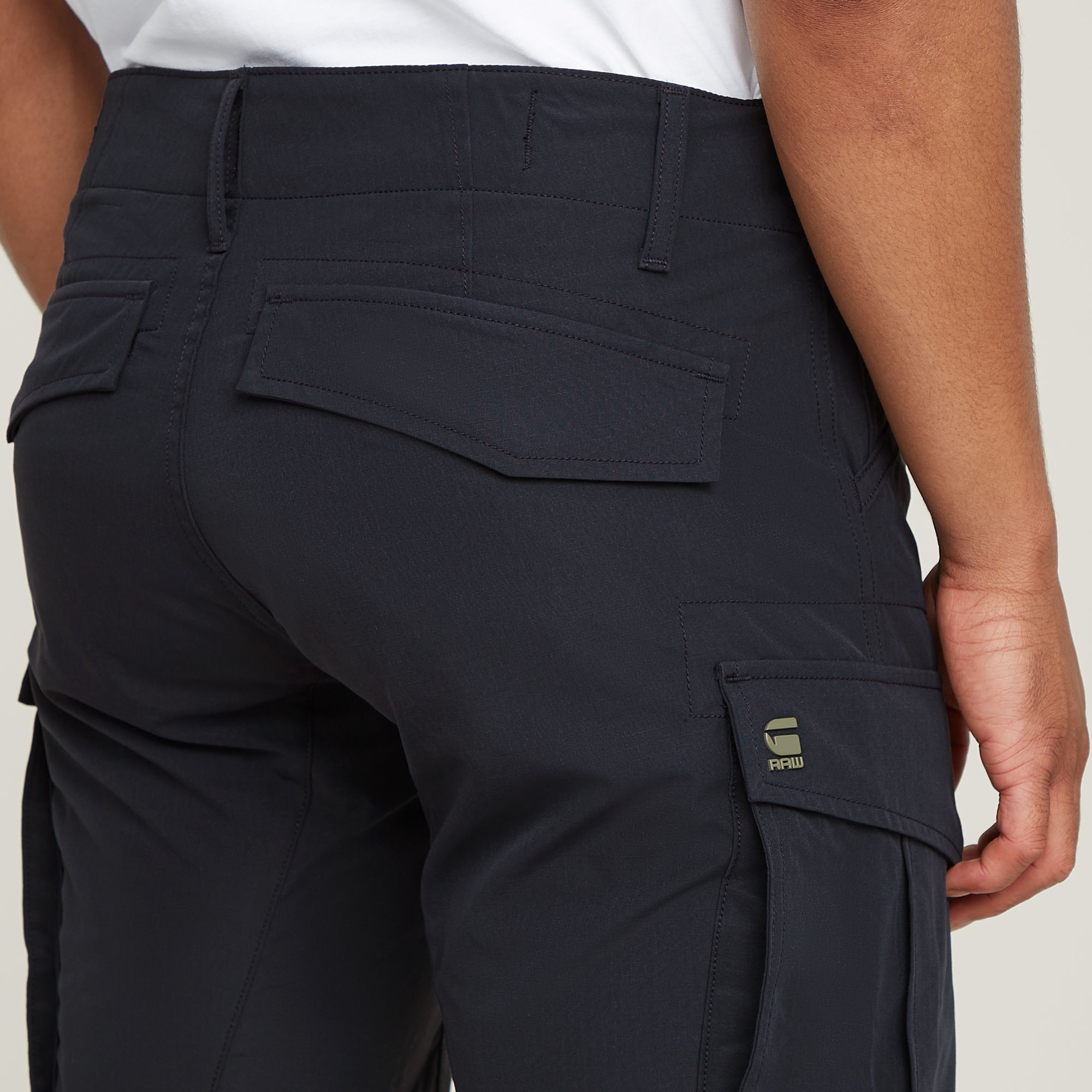 G-Star RAW Rovic Zip 3D Regular Tapered Broek Donkerblauw Heren