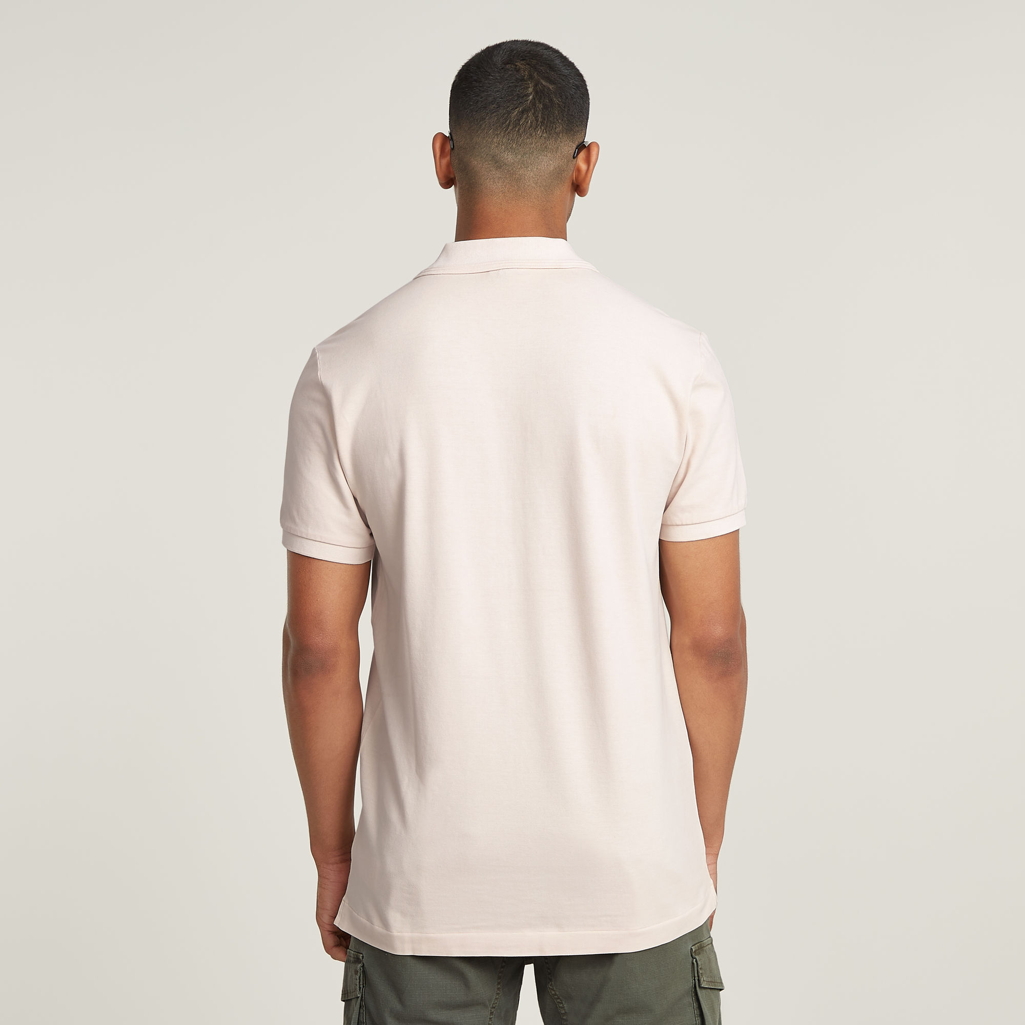 G-Star RAW Dunda Overdyed Slim Polo Roze Heren
