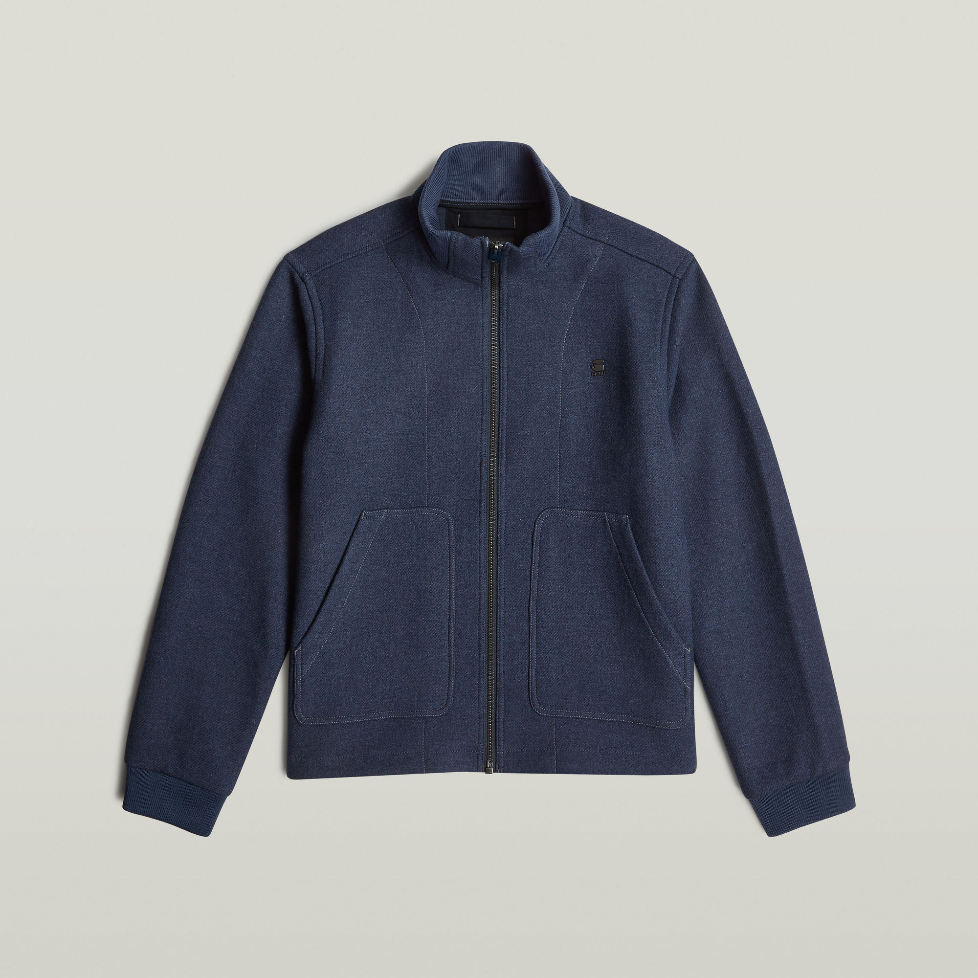 G-Star RAW Wool Utility Jack Midden blauw Heren