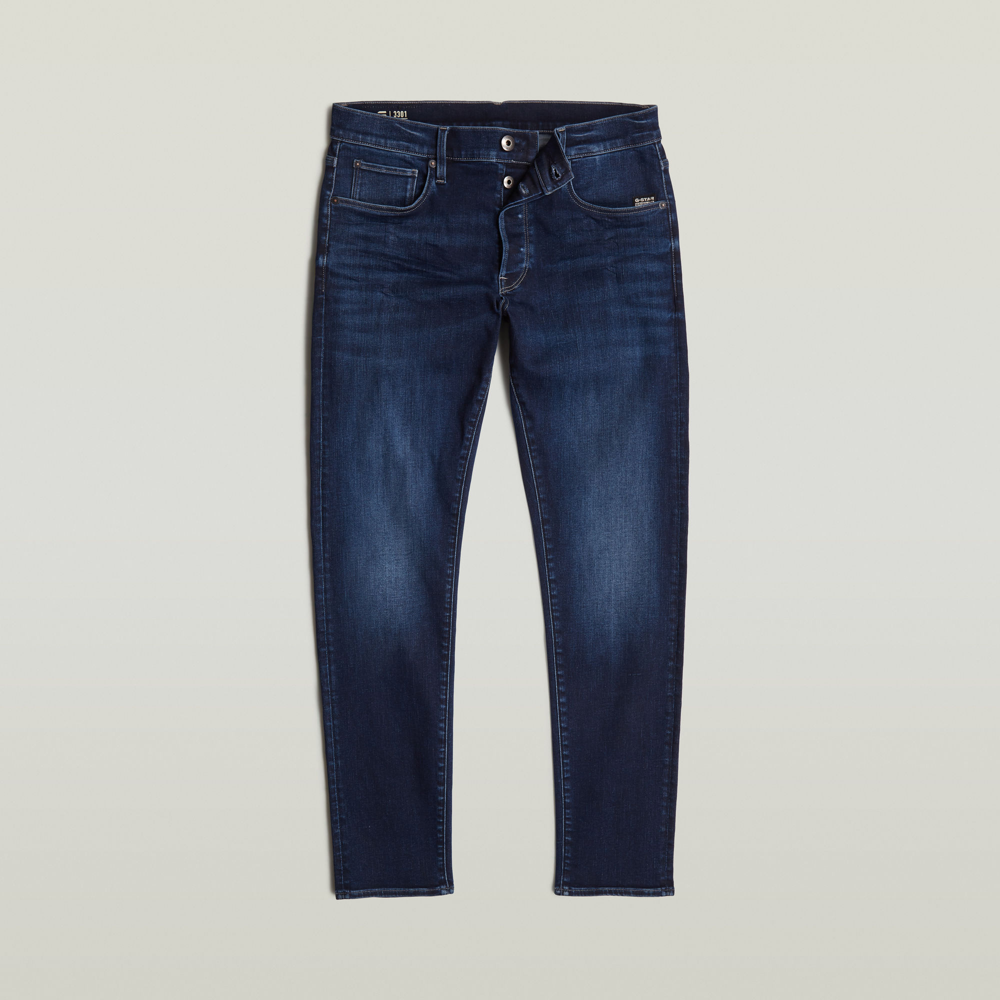 G-Star RAW 3301 Slim Jeans Donkerblauw Heren