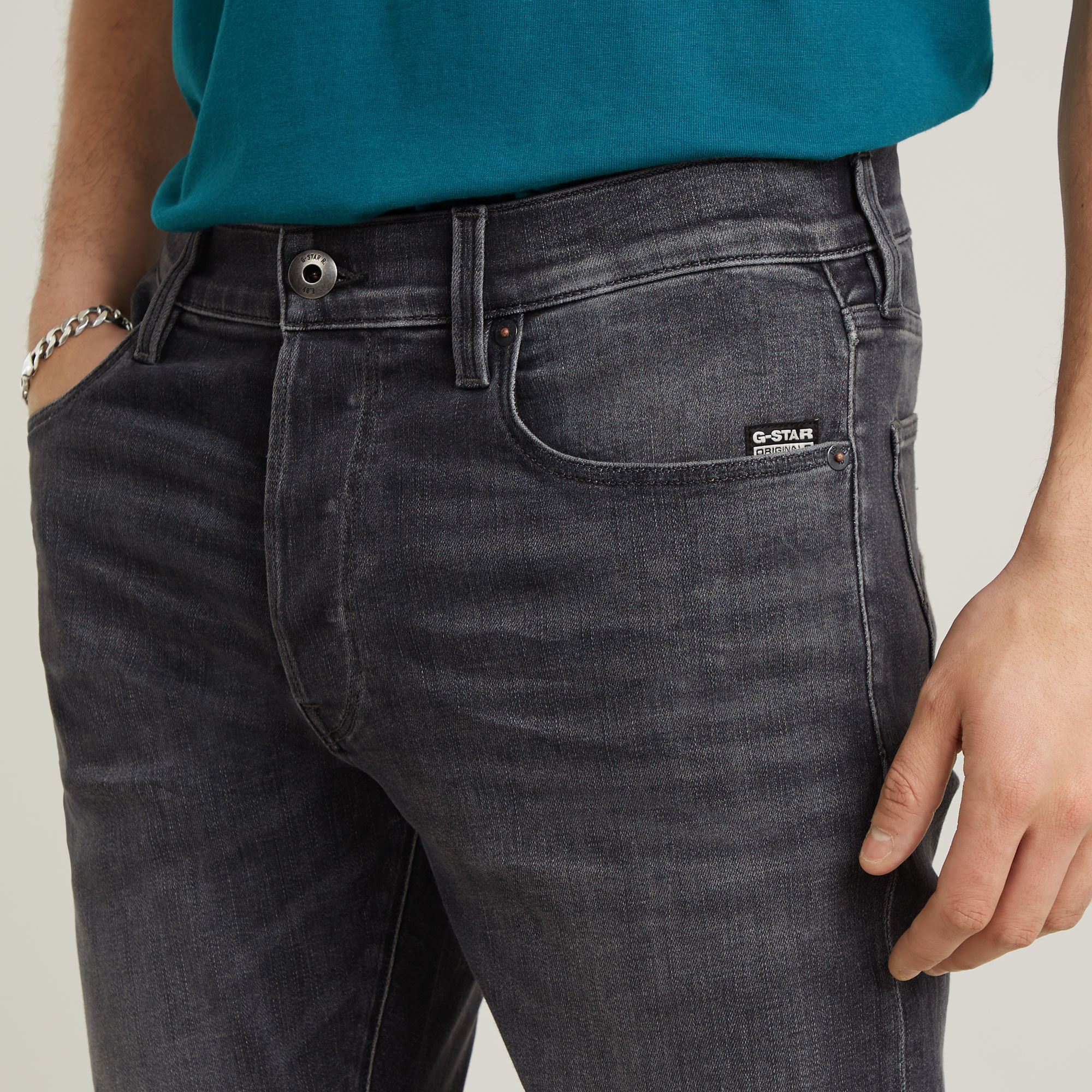 G-Star RAW 3301 Slim Jeans Zwart Heren