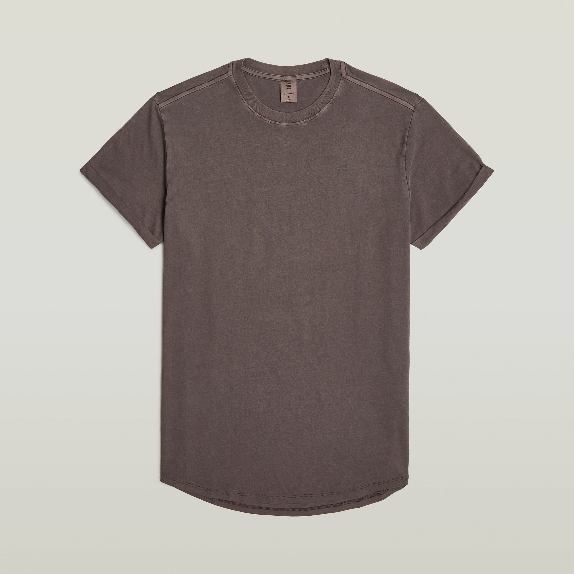 G-Star RAW Text Back Graphic Overdyed Lash T-Shirt Bruin Heren