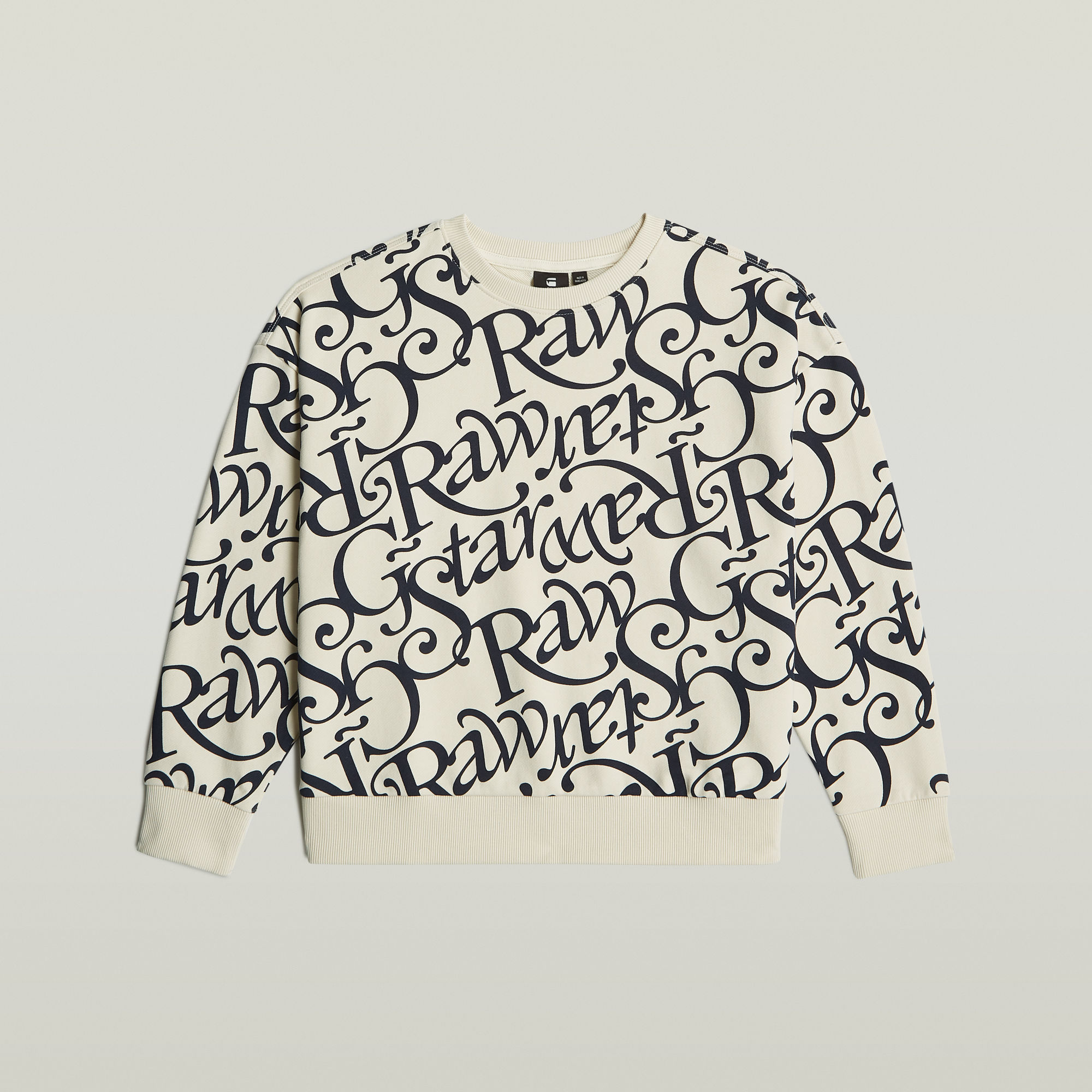 G-Star RAW Meisjes Sweater Unbrushed Donkerblauw meisjes