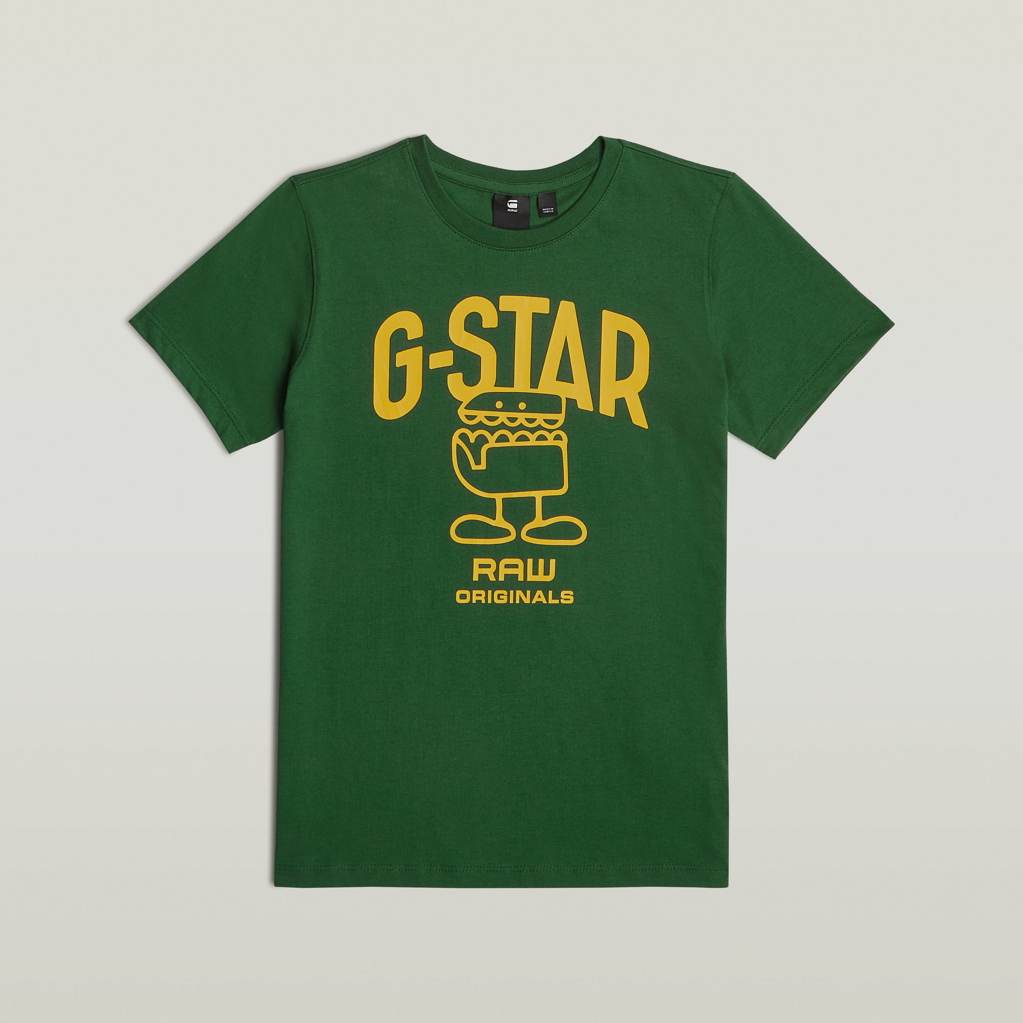 G-Star RAW Jongens T-Shirt Comic Groen jongens