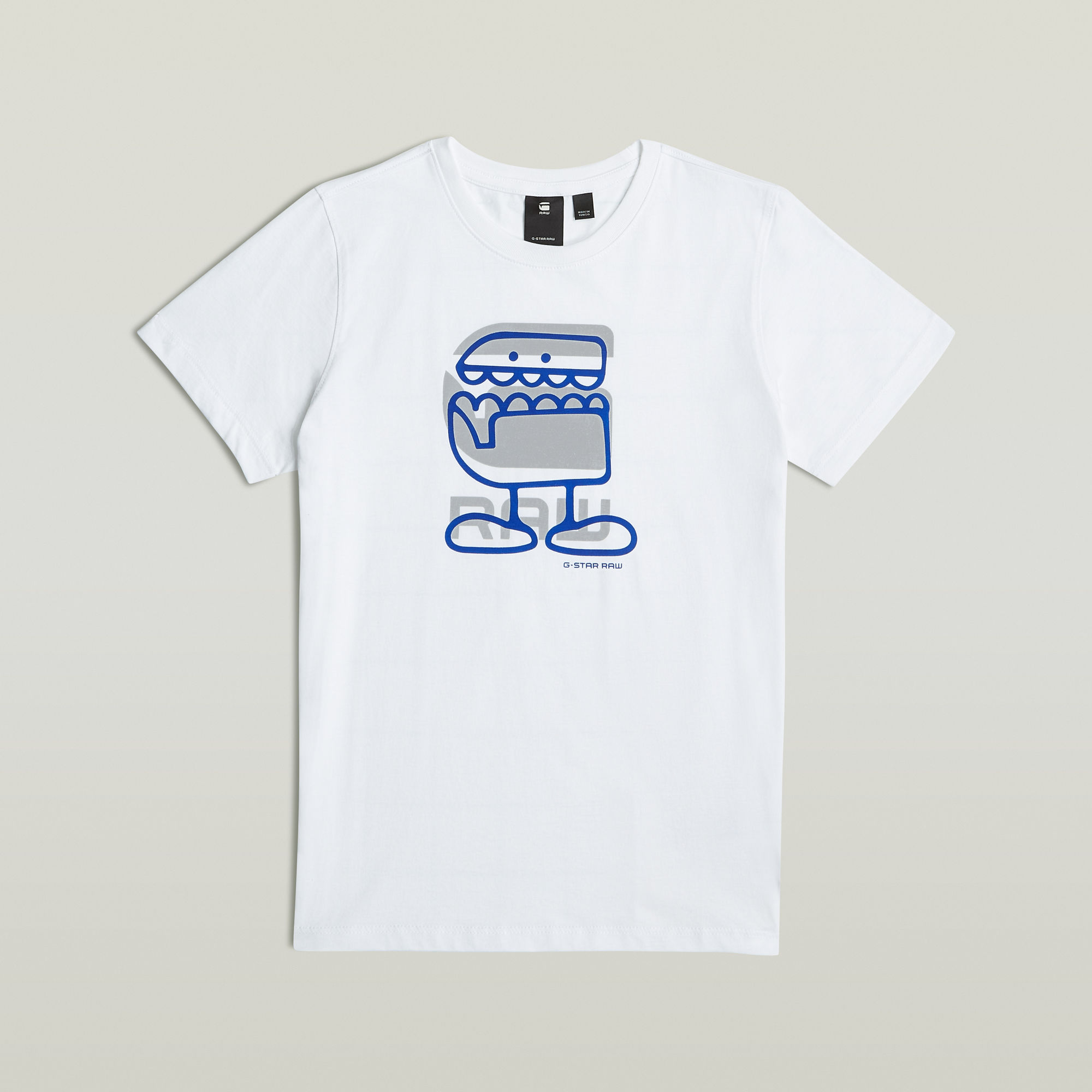 G-Star RAW Jongens T-Shirt Comic Wit jongens