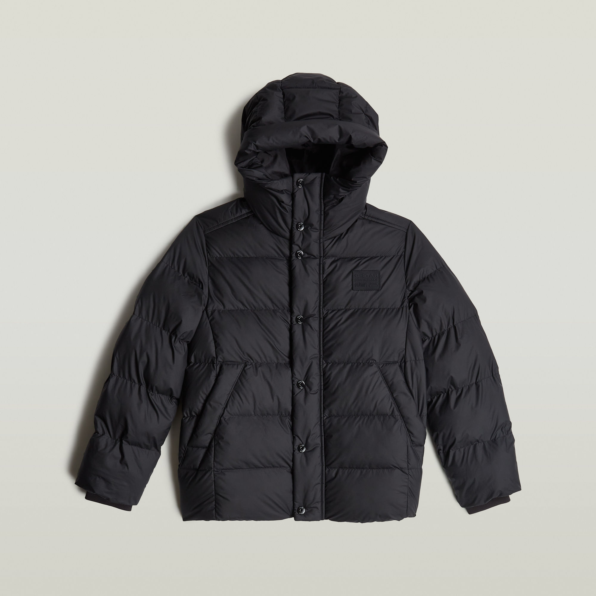 G-Star RAW Meisjes Whistler Kort Puffer Jack Zwart meisjes