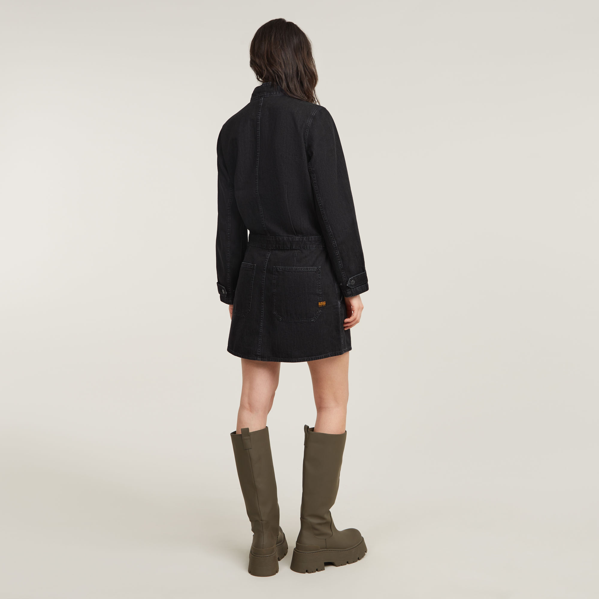 G-Star RAW Mechanics Jurk Zwart Dames