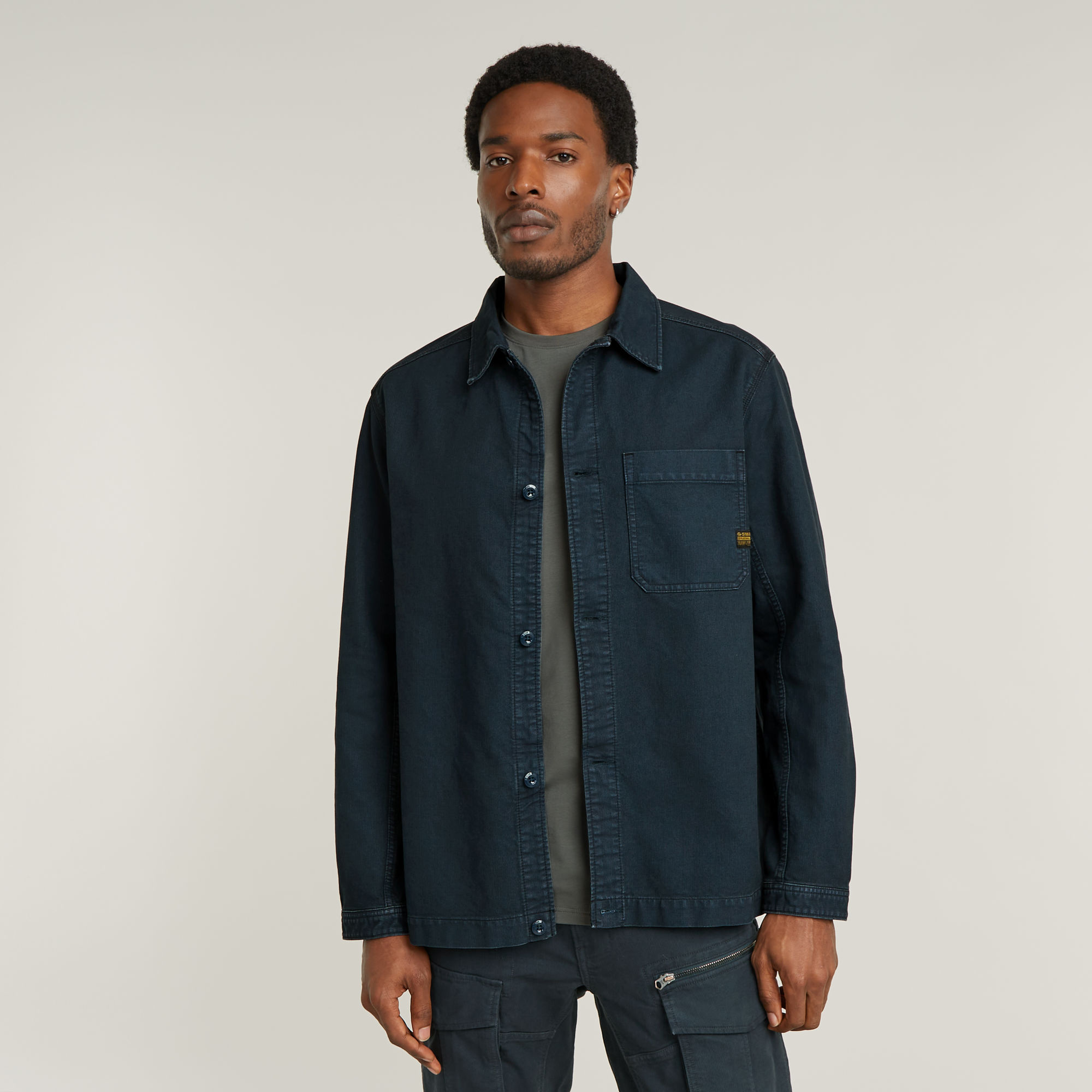 G-Star RAW One Pocket Relaxed Shirt - Midden blauw - Heren