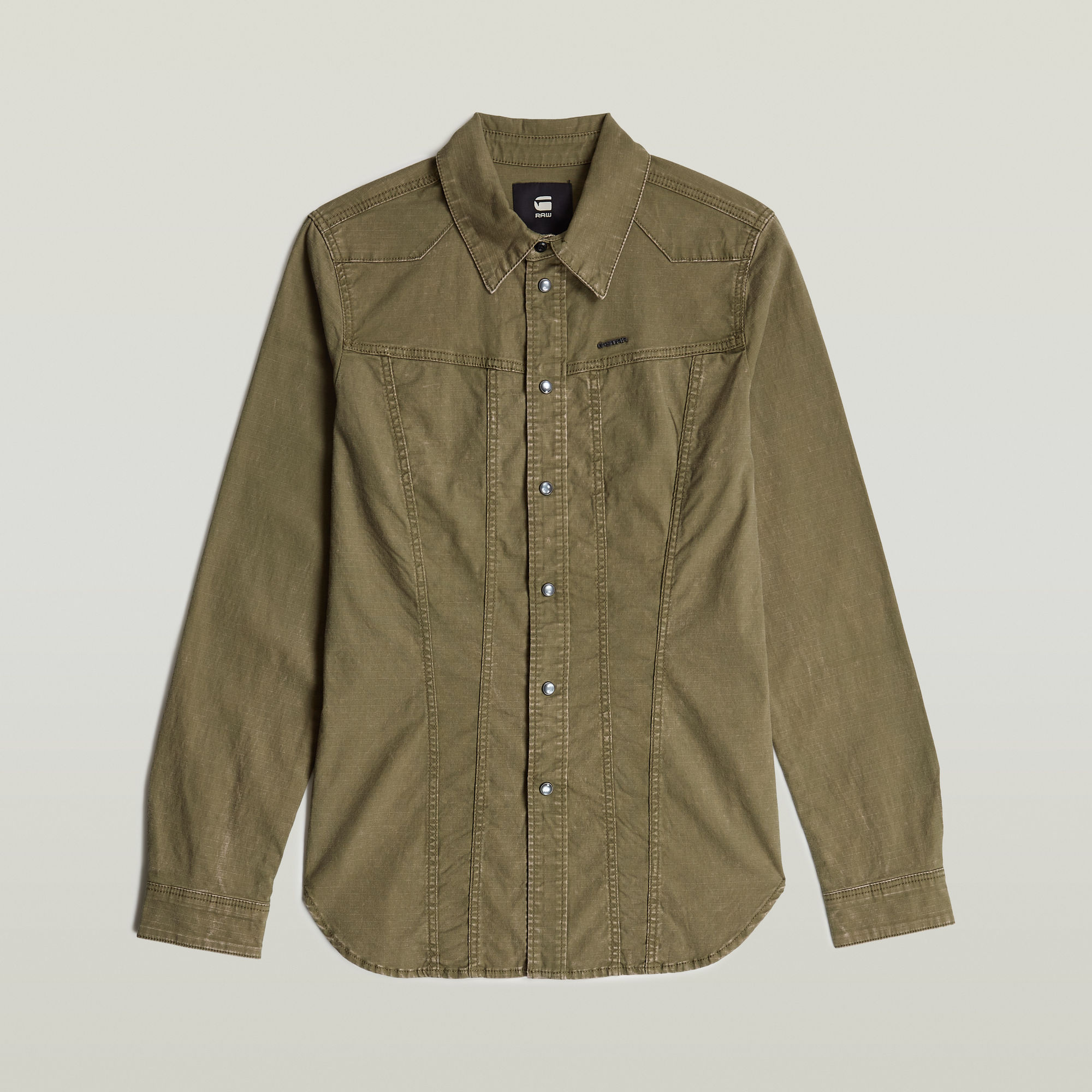G-Star RAW Blouse Slim Groen Dames