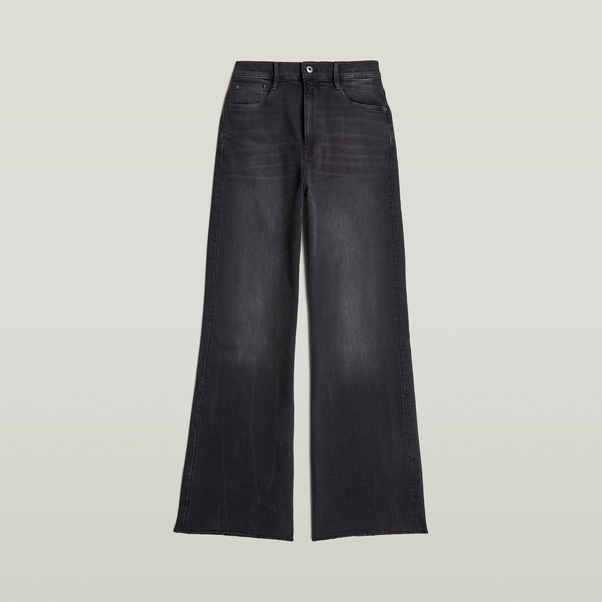 G-Star RAW Deck Ultra High Wide Leg Jeans Grijs Dames