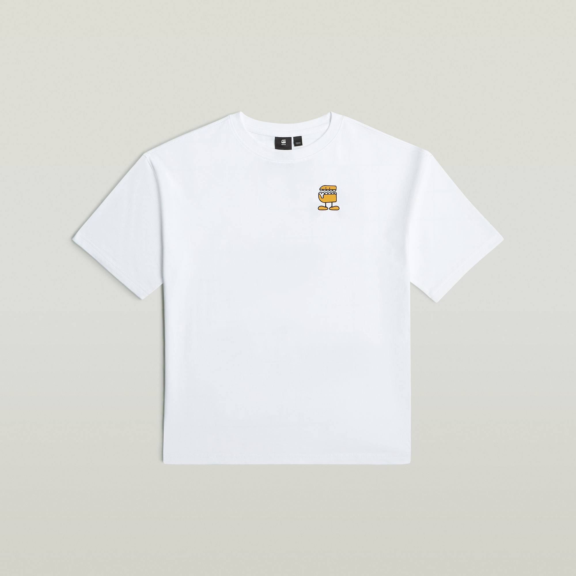 G-Star RAW Jongens T-Shirt Loose Comic Wit jongens