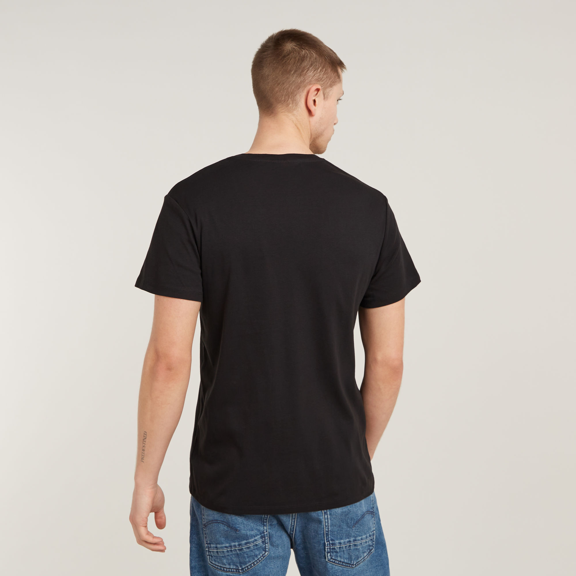 G-Star RAW Base V-Hals T-Shirt Set Van Twee Zwart Heren