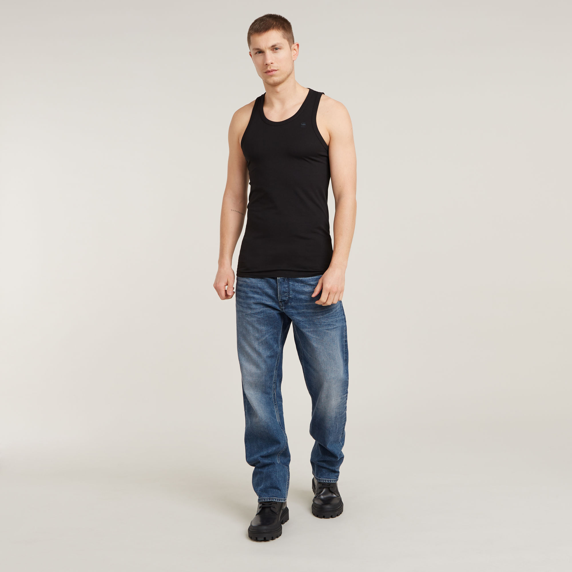 G-Star RAW Base Tanktop Set Van 2 Zwart Heren